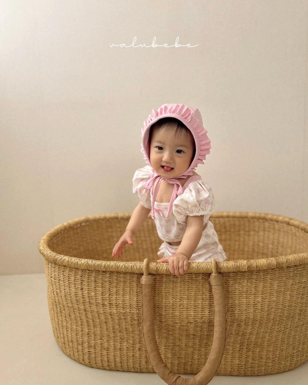 正韓Valubebe 23P荷葉游泳衣