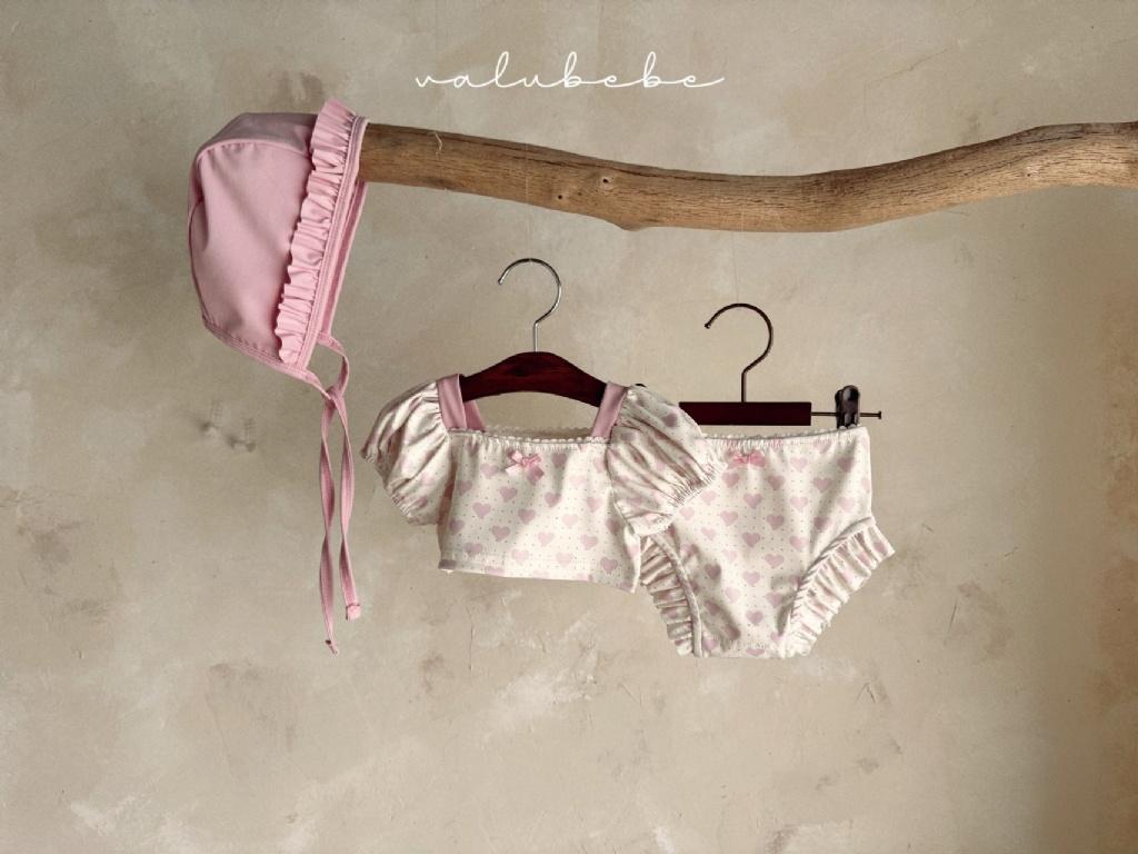 正韓Valubebe 23P荷葉游泳衣