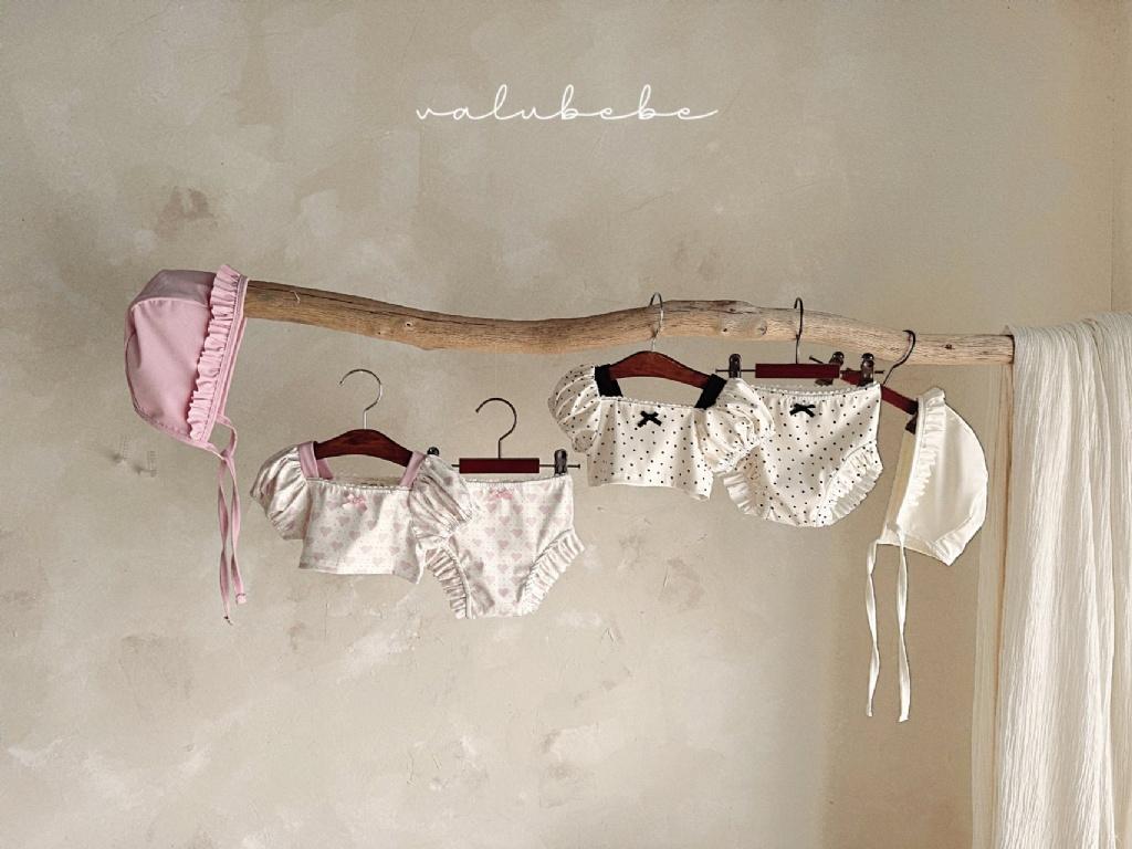 正韓Valubebe 23P荷葉游泳衣