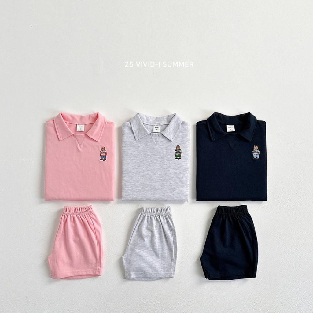 正韓Vividi 23P韓系熊熊POLO套裝