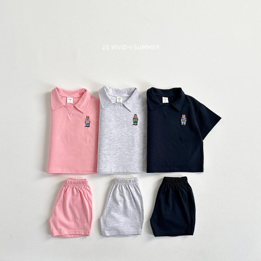 正韓Vividi 23P韓系熊熊POLO套裝
