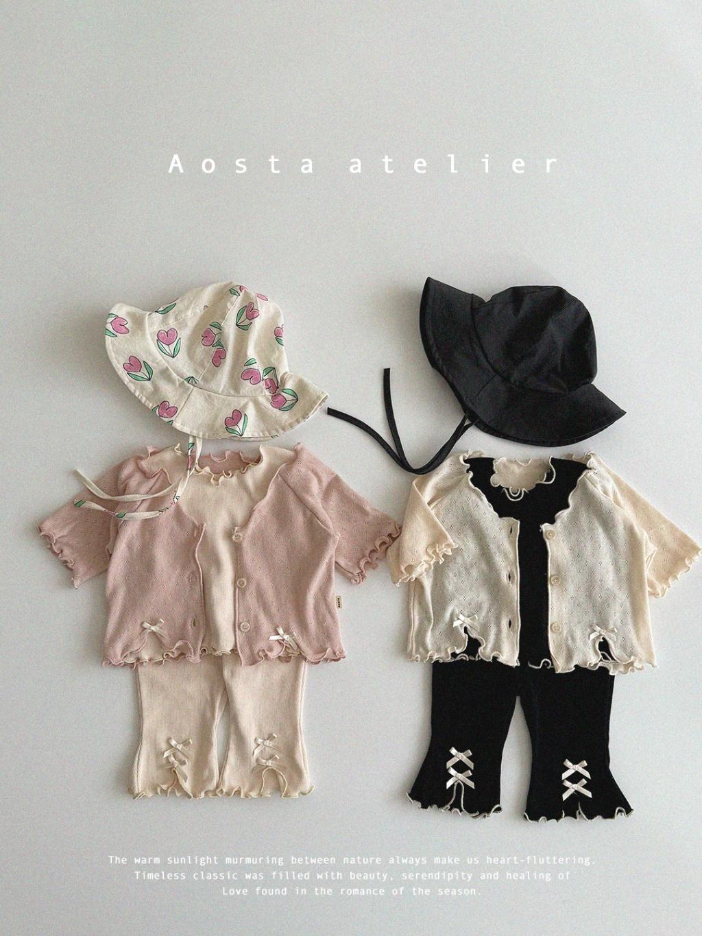 Aosta 25C唇帶下擺荷葉長褲