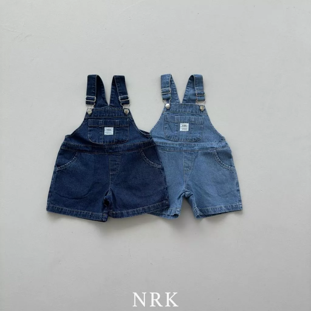 Nrk 25P 吊帶牛仔短褲