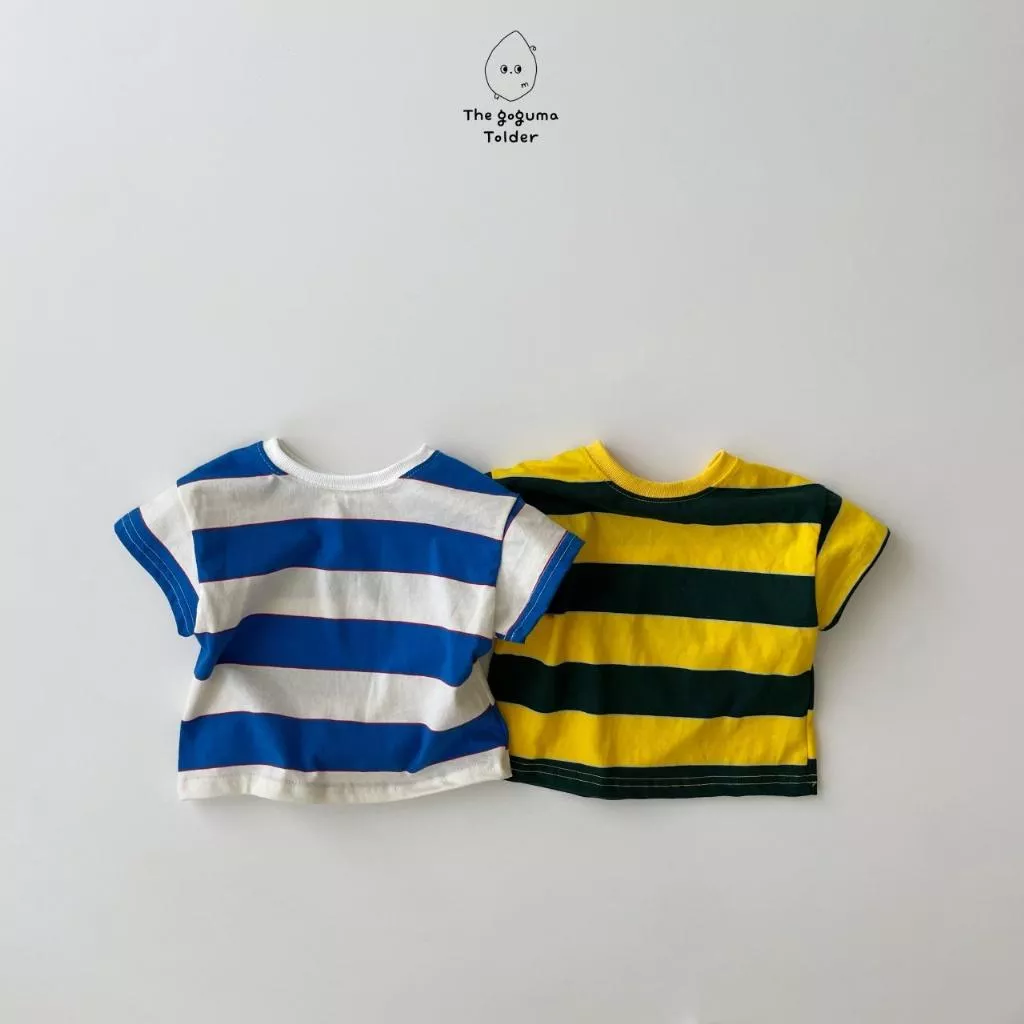 The goguma 25P 寬條紋休閒上衣