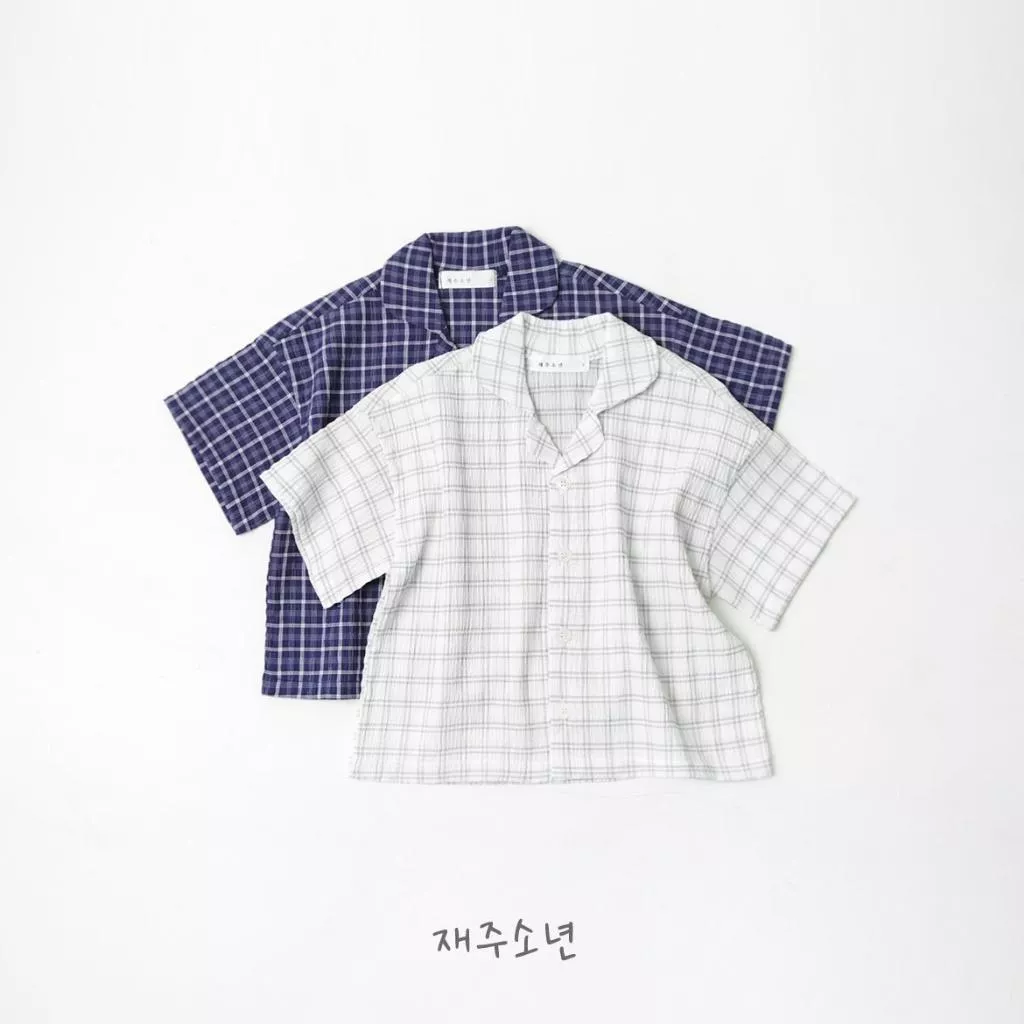 Wittyboy 25P 格紋休閒襯衫