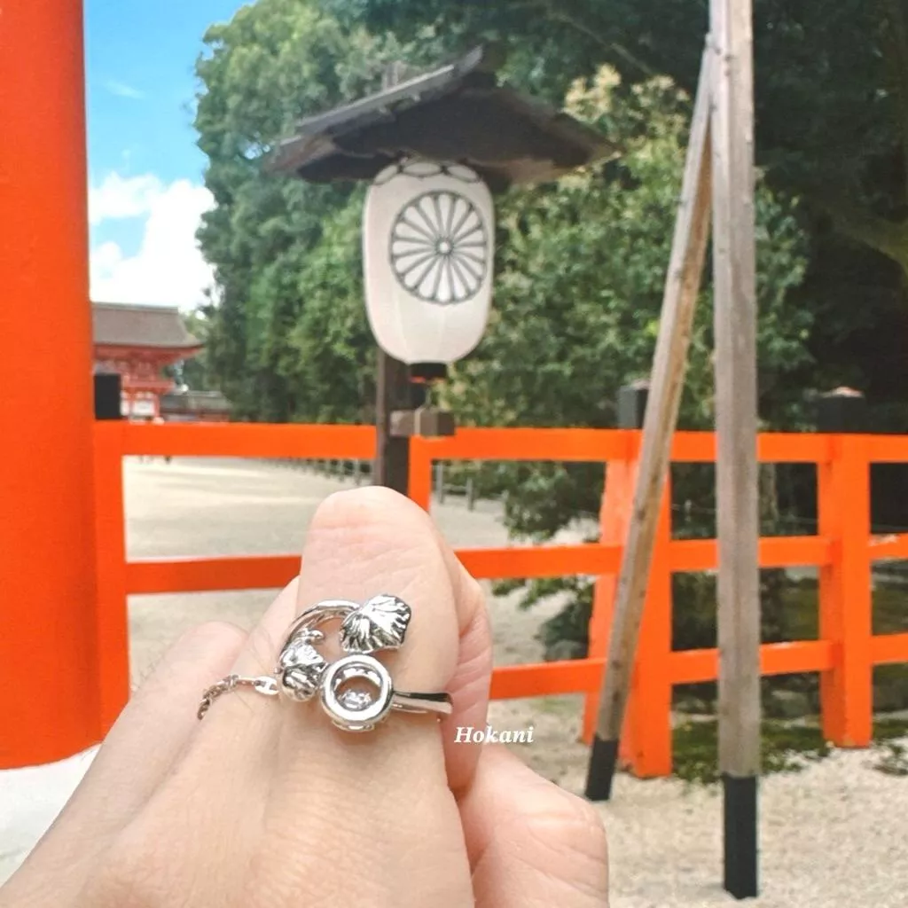 現貨🇯🇵京都下鴨神社 四季守 戒指御守 蕾絲御守 櫻花守