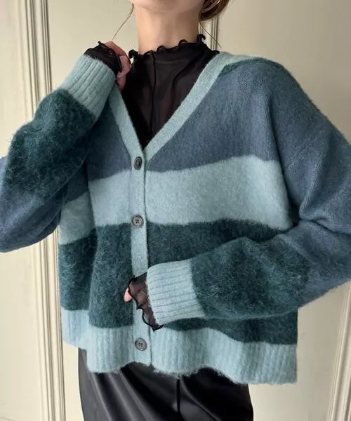 預購🇯🇵JUNOAH 漸層針織開襟衫