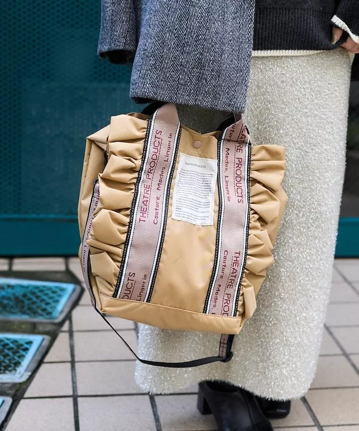 預購🇯🇵THEATRE PRODUCTS 雙向提花荷葉邊包