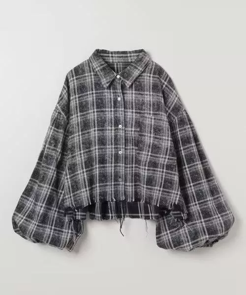 預購🇯🇵Jeanasis 格紋抽繩上衣外套