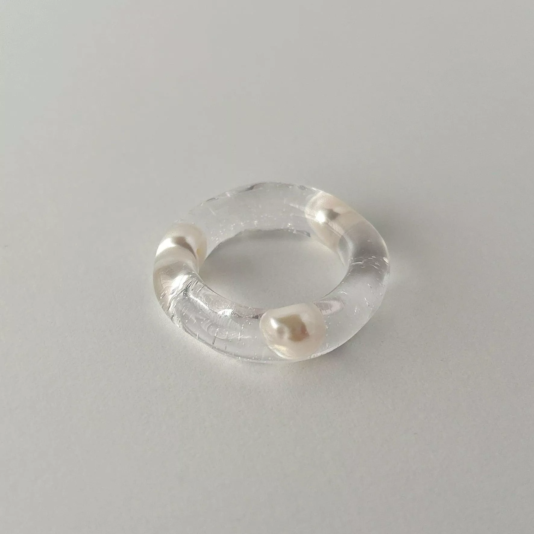 預購🇯🇵日本 Triple Pearl 鑲嵌珍珠手工戒