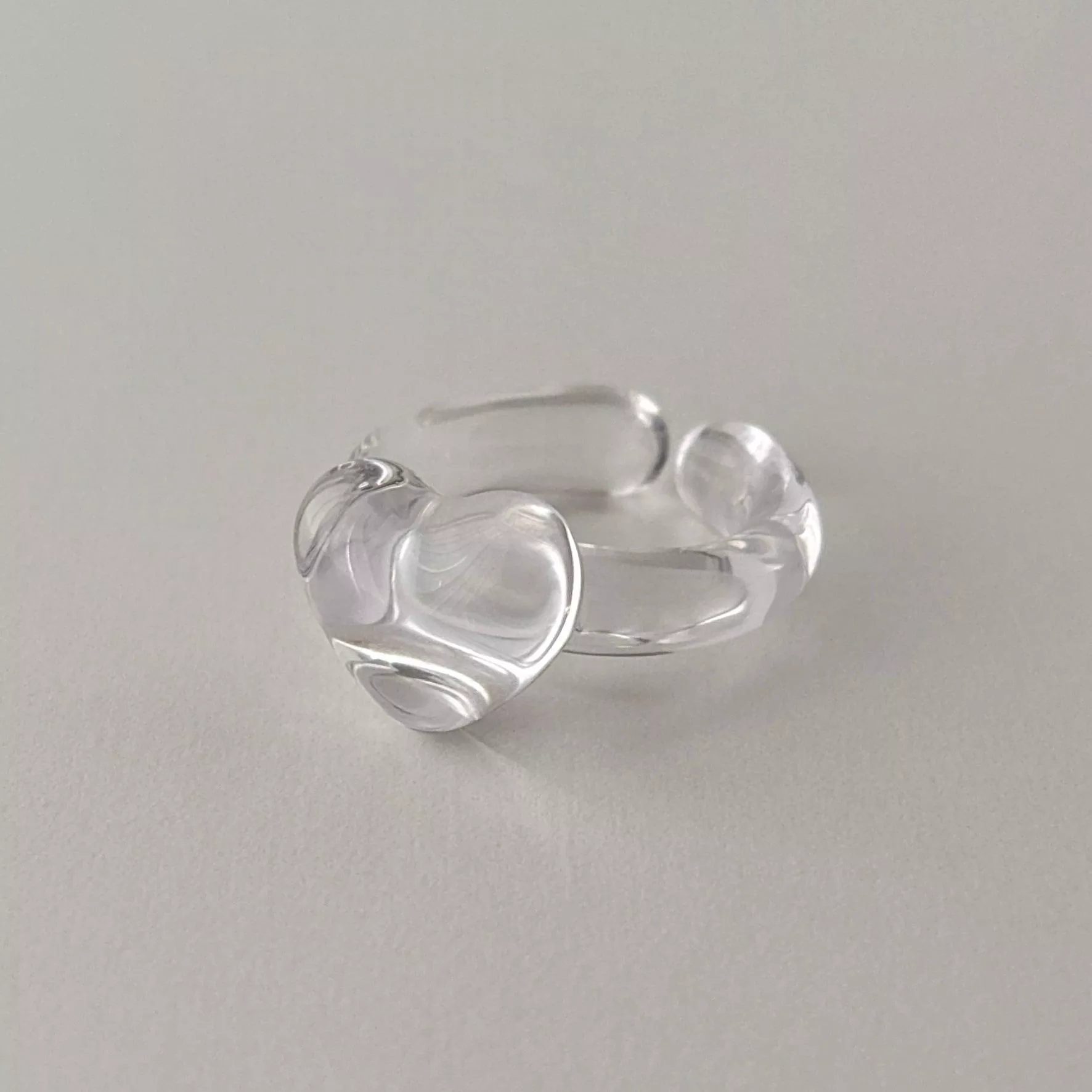 預購🇯🇵日本 Pure Heart 純潔之心♡手工開口戒｜冰雪透明