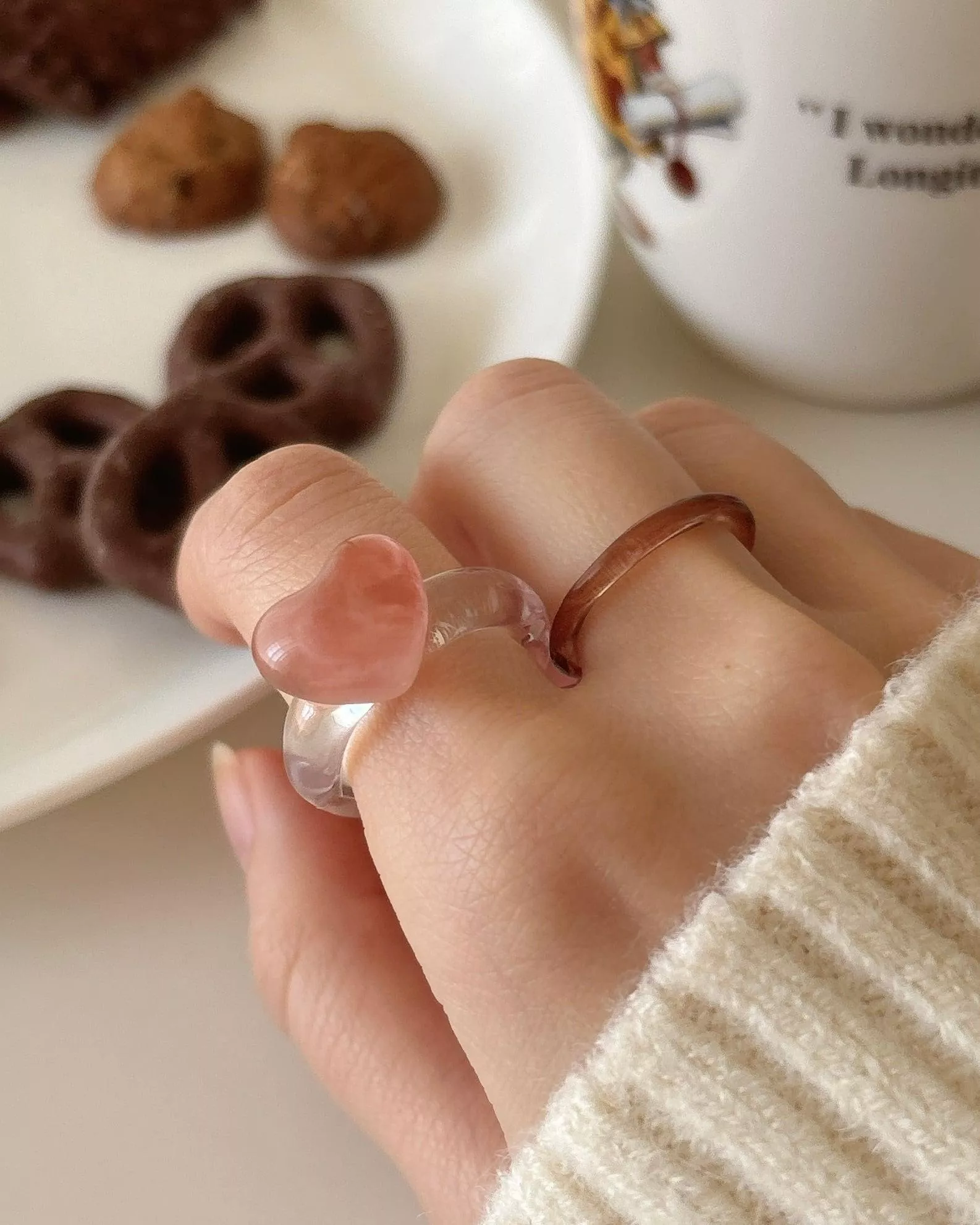 預購🇯🇵日本 Pure Heart 純潔之心♡手工開口戒｜蜜桃愛心