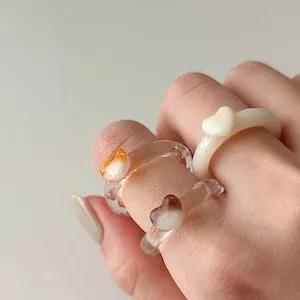 預購🇯🇵日本 Love Letter 浪漫情書♡手工戒｜奶白夢境