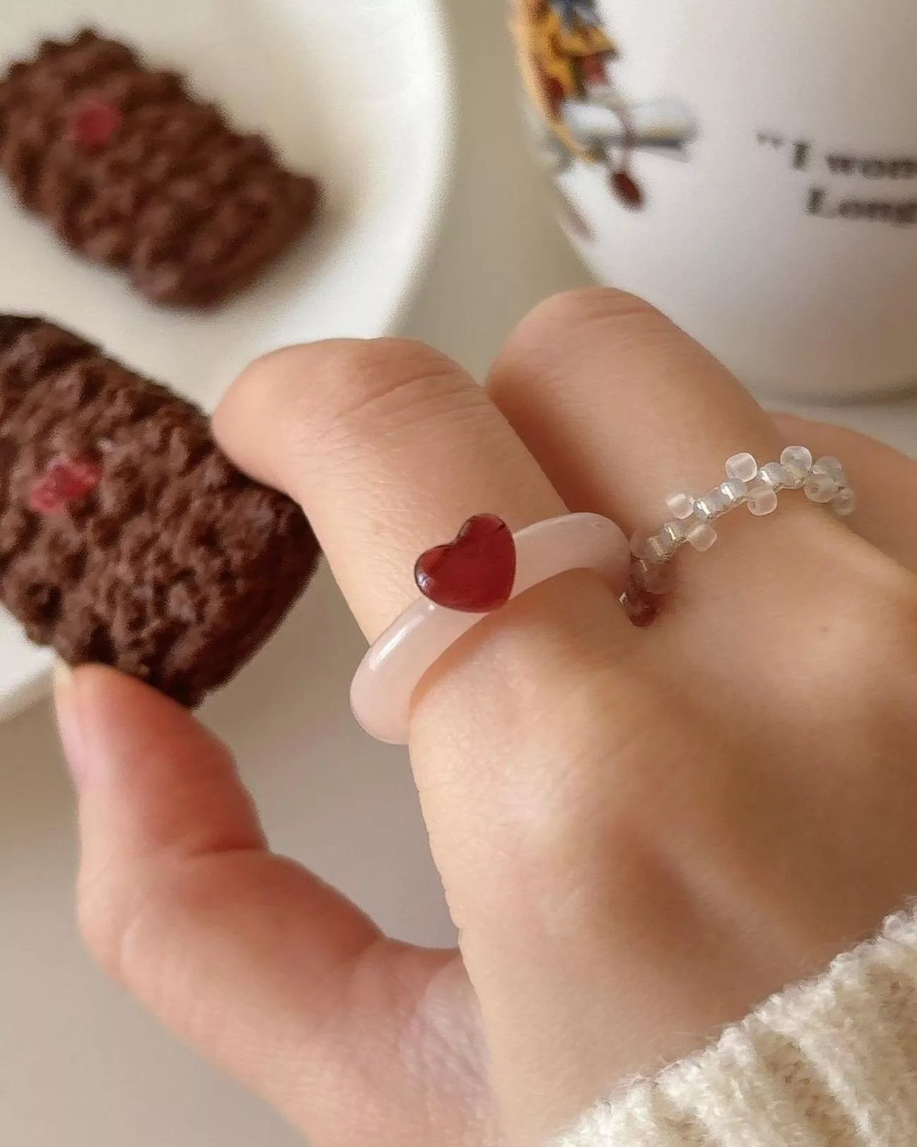 預購🇯🇵日本 Love Letter 浪漫情書♡手工戒｜戀愛粉紅