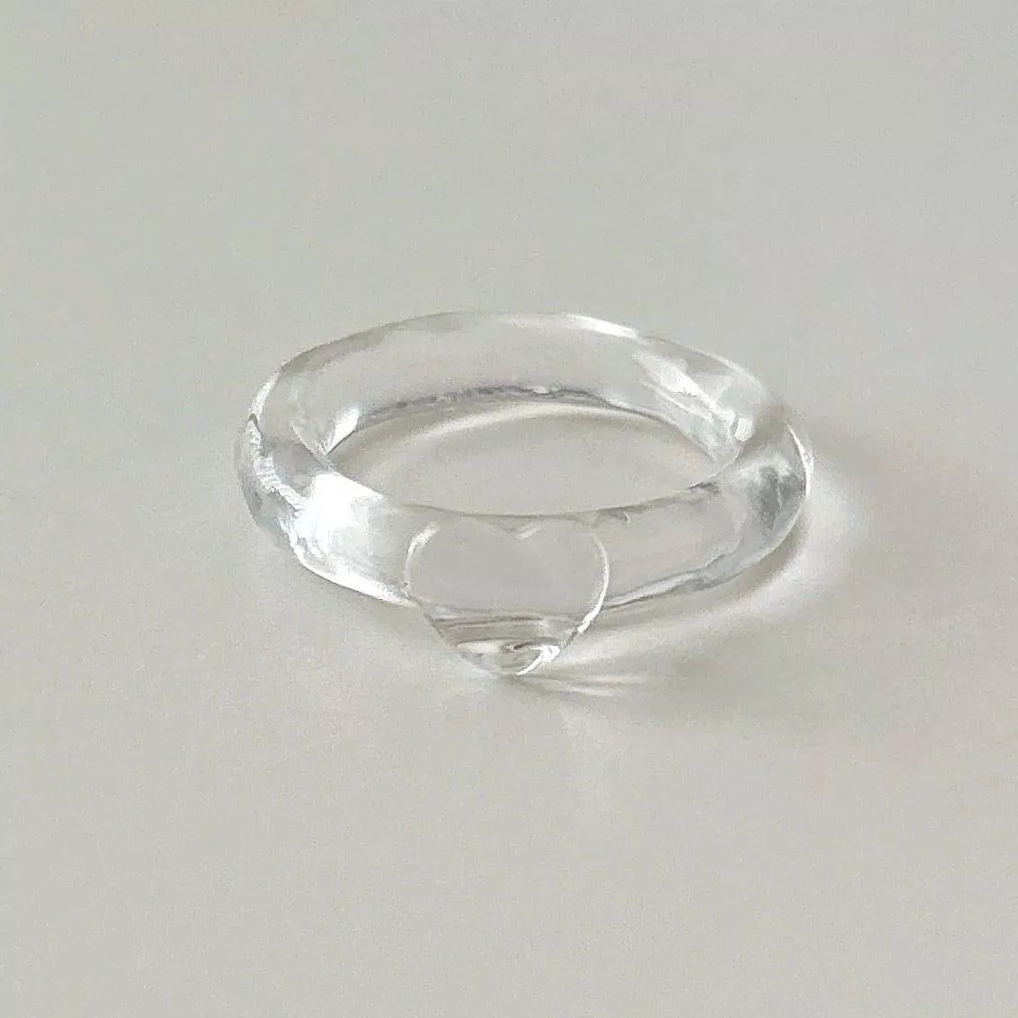 預購🇯🇵日本 Love Letter 浪漫情書♡手工戒｜冰雪透明