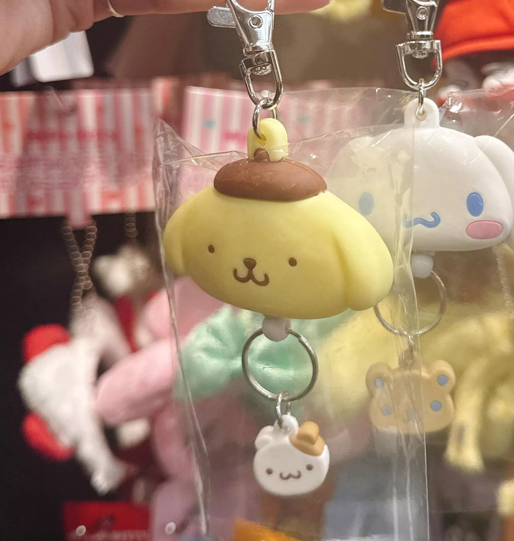 現貨🇯🇵三麗鷗大頭伸縮鑰匙圈✨