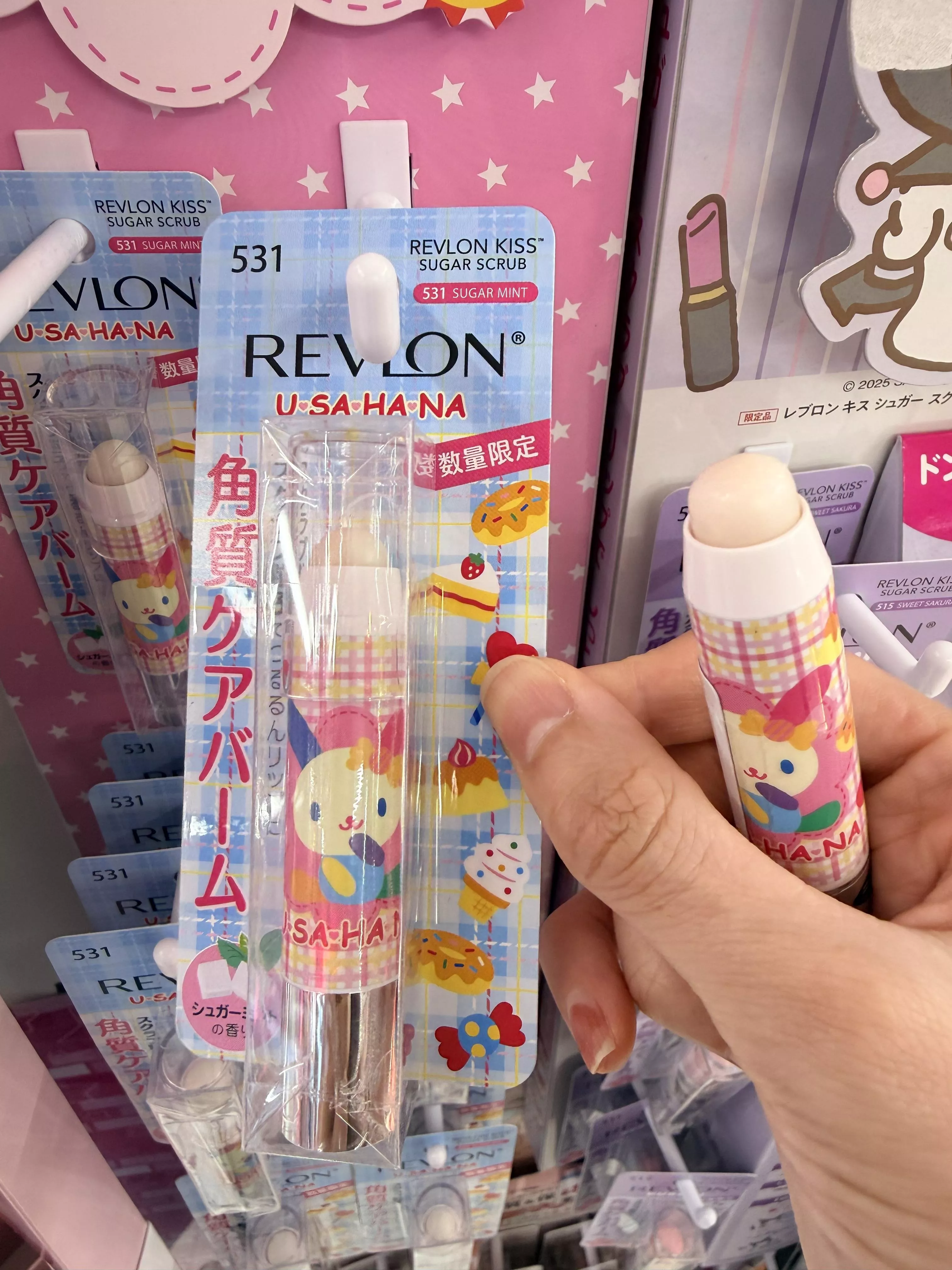 預購🇯🇵REVLON日本限定去角質護唇膏｜花小兔 庫洛米
