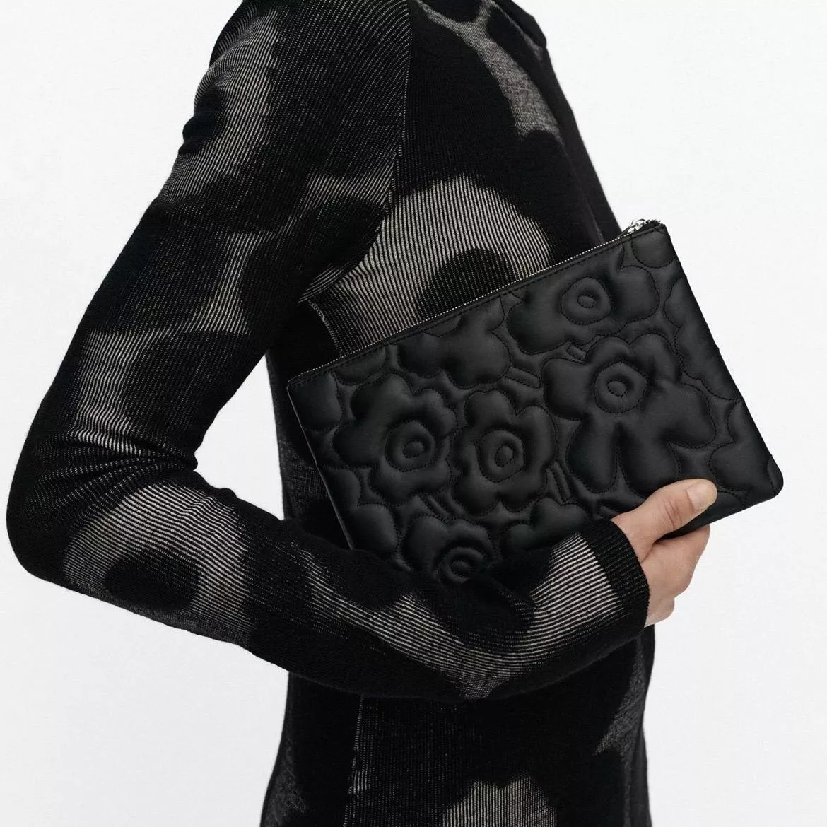預購🇯🇵日本 Marimekko Unikko 牛皮大容量萬用包