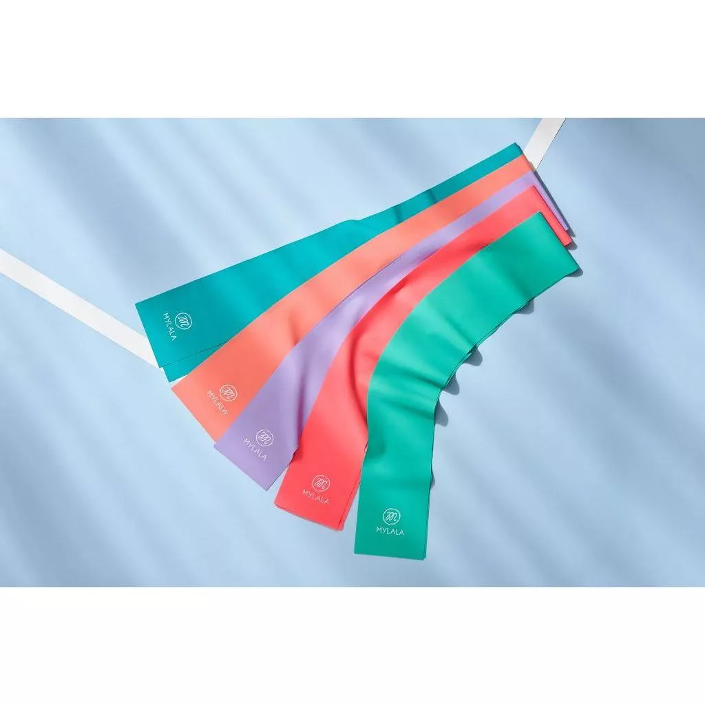 【MYLALA 台灣正版公司貨】彈力帶 韻律帶 健身帶 阻力帶 居家運動帶 瑜伽彈力帶 運動阻力帶 健身拉力帶 瑜珈帶