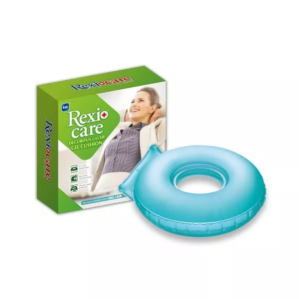 瑞斯圓形凝膠充氣坐墊