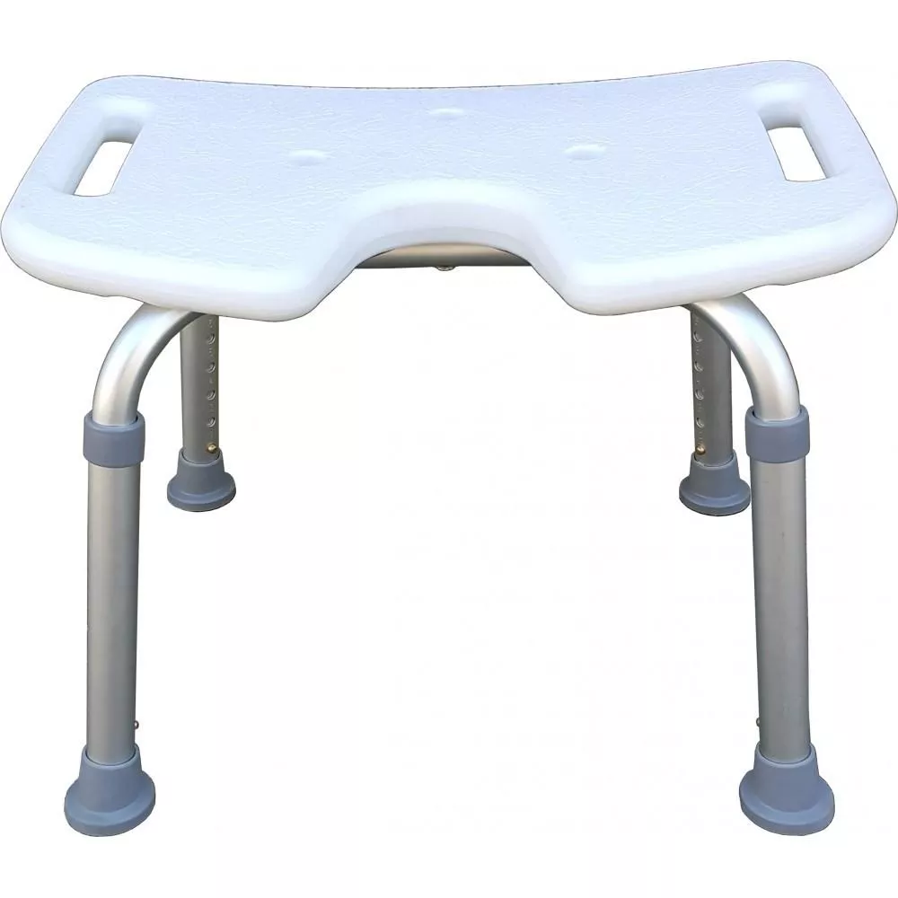 【現貨】9050鋁製凹槽無靠背洗澡椅