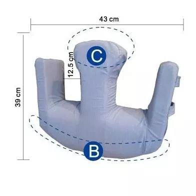 JUST 4U 山型防水翻身腳墊 TV-109