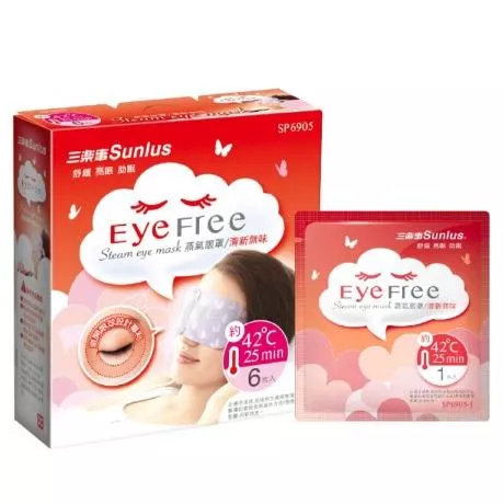 Sunlus 三樂事 蒸氣眼罩 6片入 (清新無味)