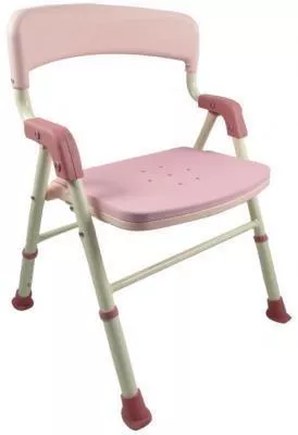 【現貨】富士康FZK188粉紅/綠可收合洗澡椅