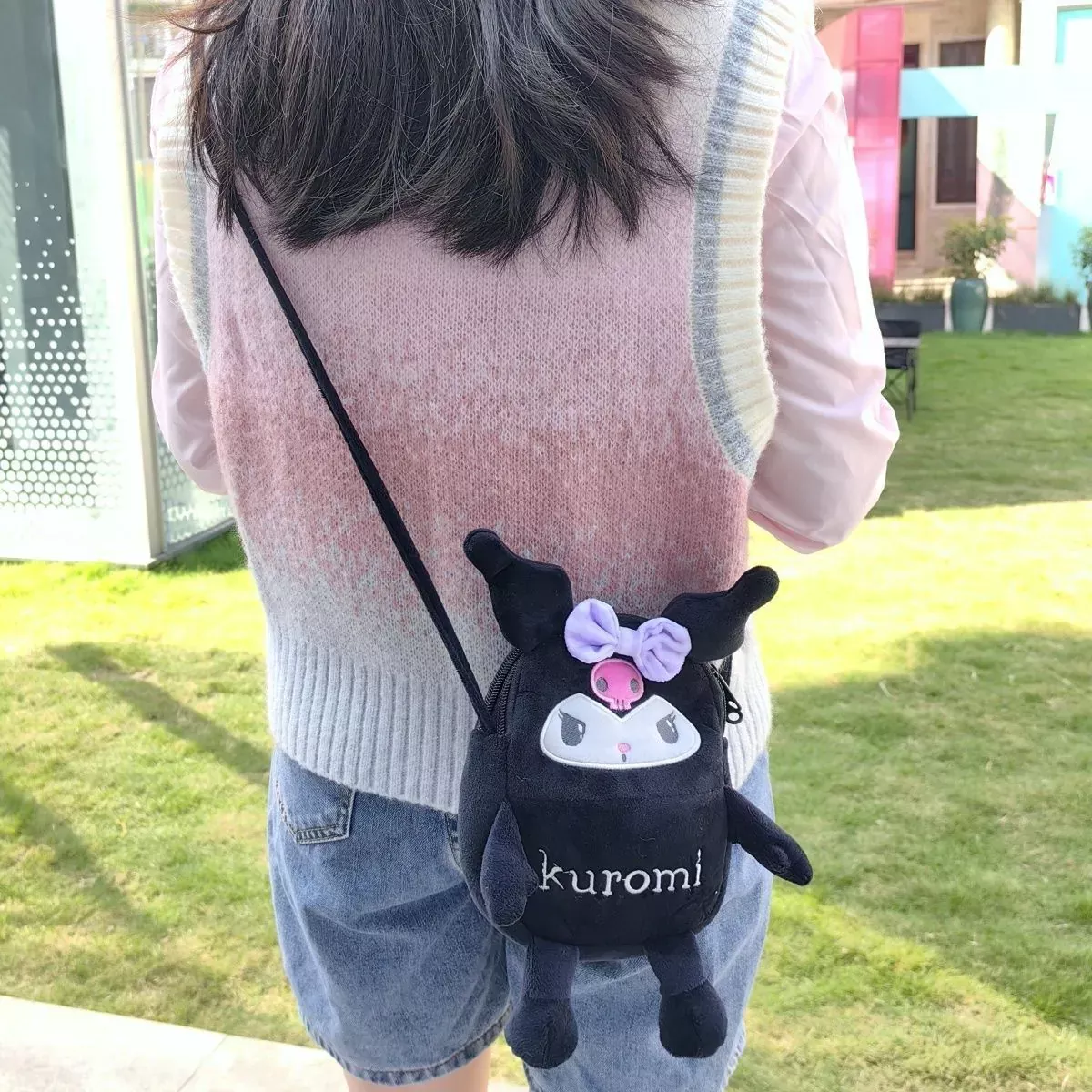 《A131》可愛卡通側背小包手機包《1617》