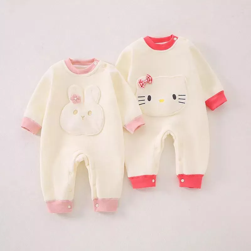 《AB481》立體卡通加厚保暖爬服 (59-90)