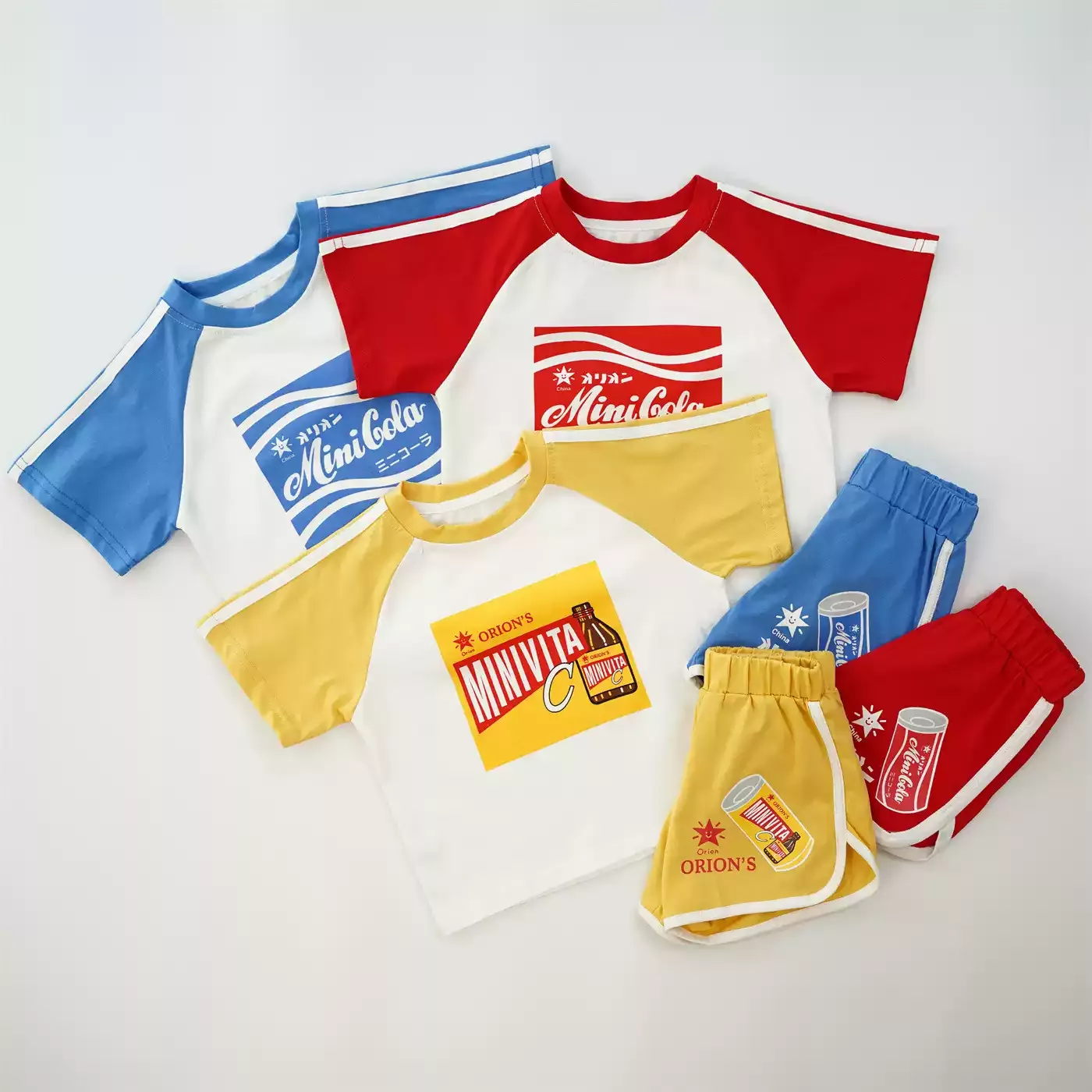 《AB534》卡通印花短袖套裝