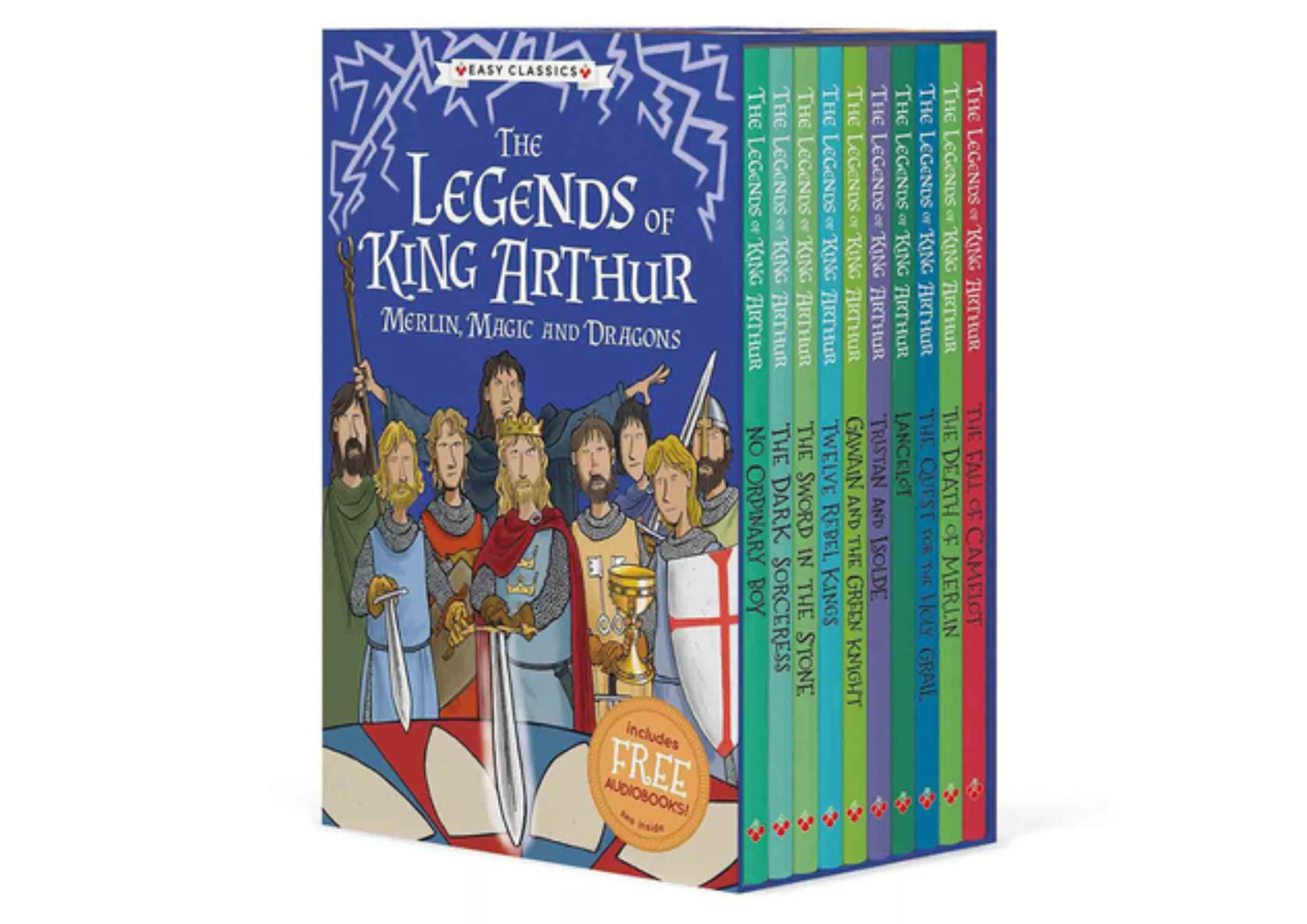 <Sweet Cherry> The Legends of King Arthur 亞瑟王傳說 兒童英文小說套書 有聲書 附QR code