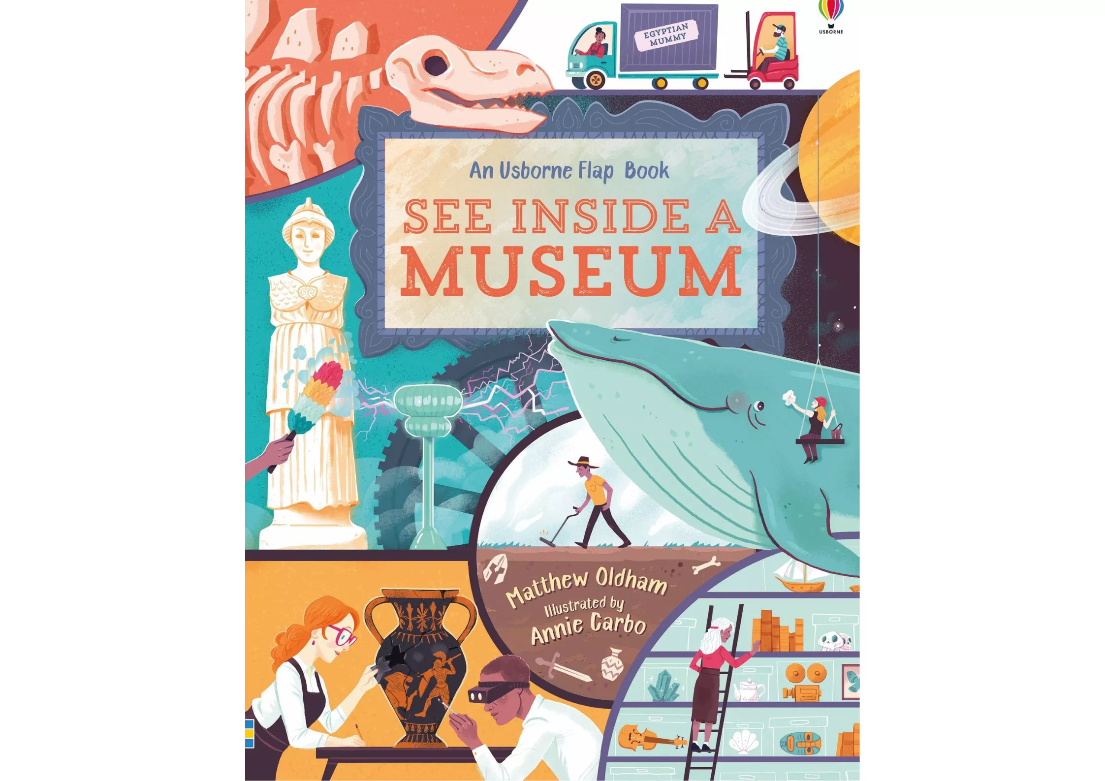 <Usborne> See Inside A Museum 翻翻書