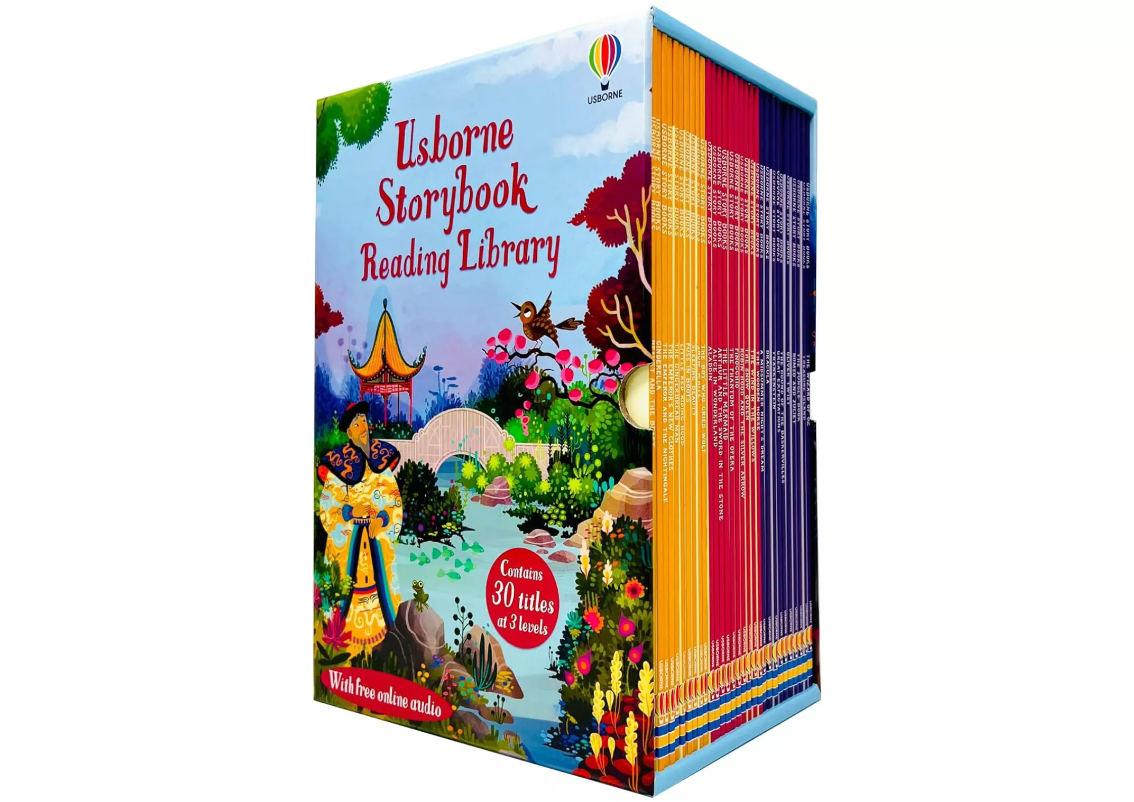<Usborne> Storybook Reading Library 30本分級讀本 盒裝套書 附QR code音檔