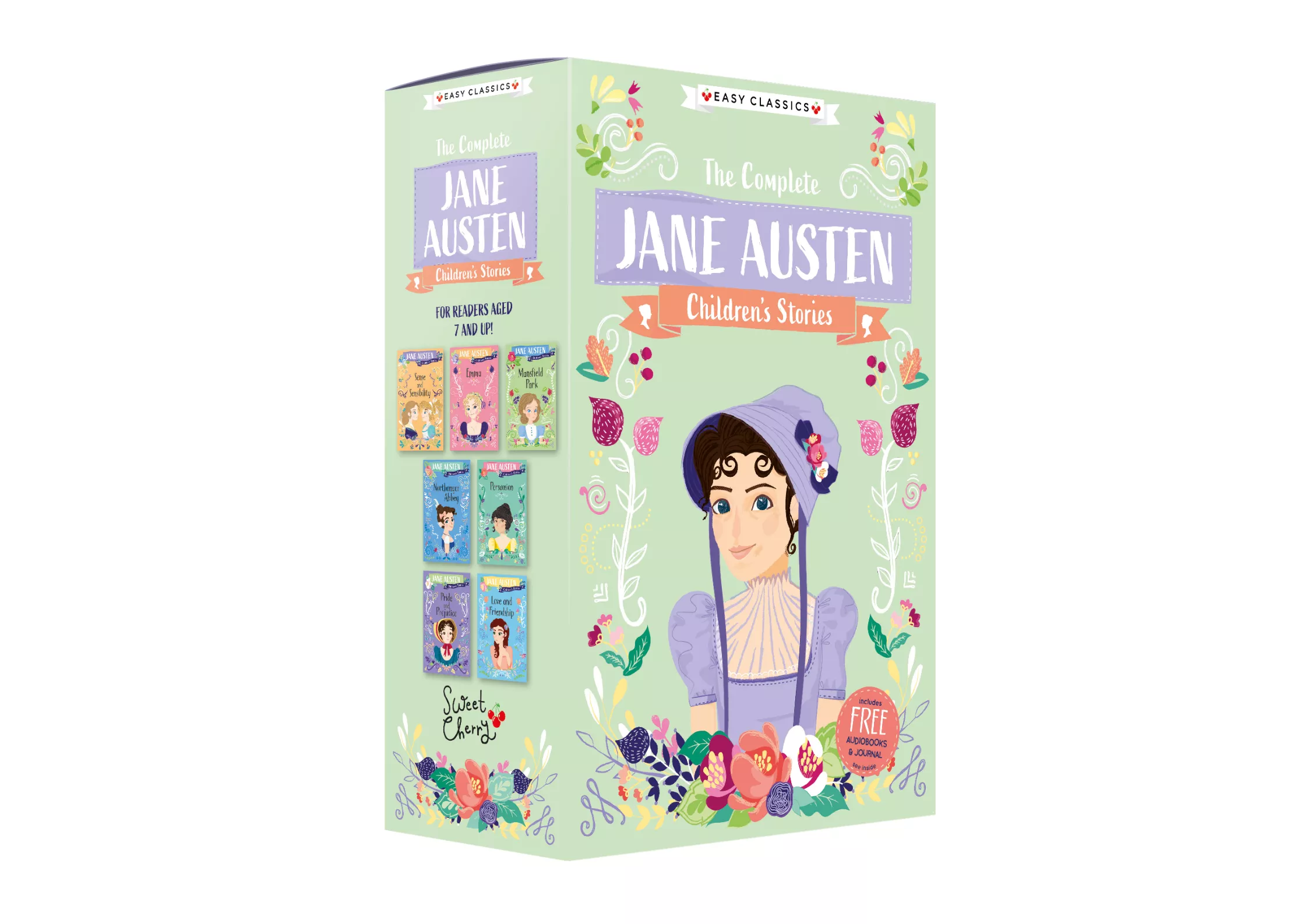 <Sweet Cherry> Jane Austen Children’s Stories 珍·奥斯丁經典小說兒童版套書 有聲書 附QR code