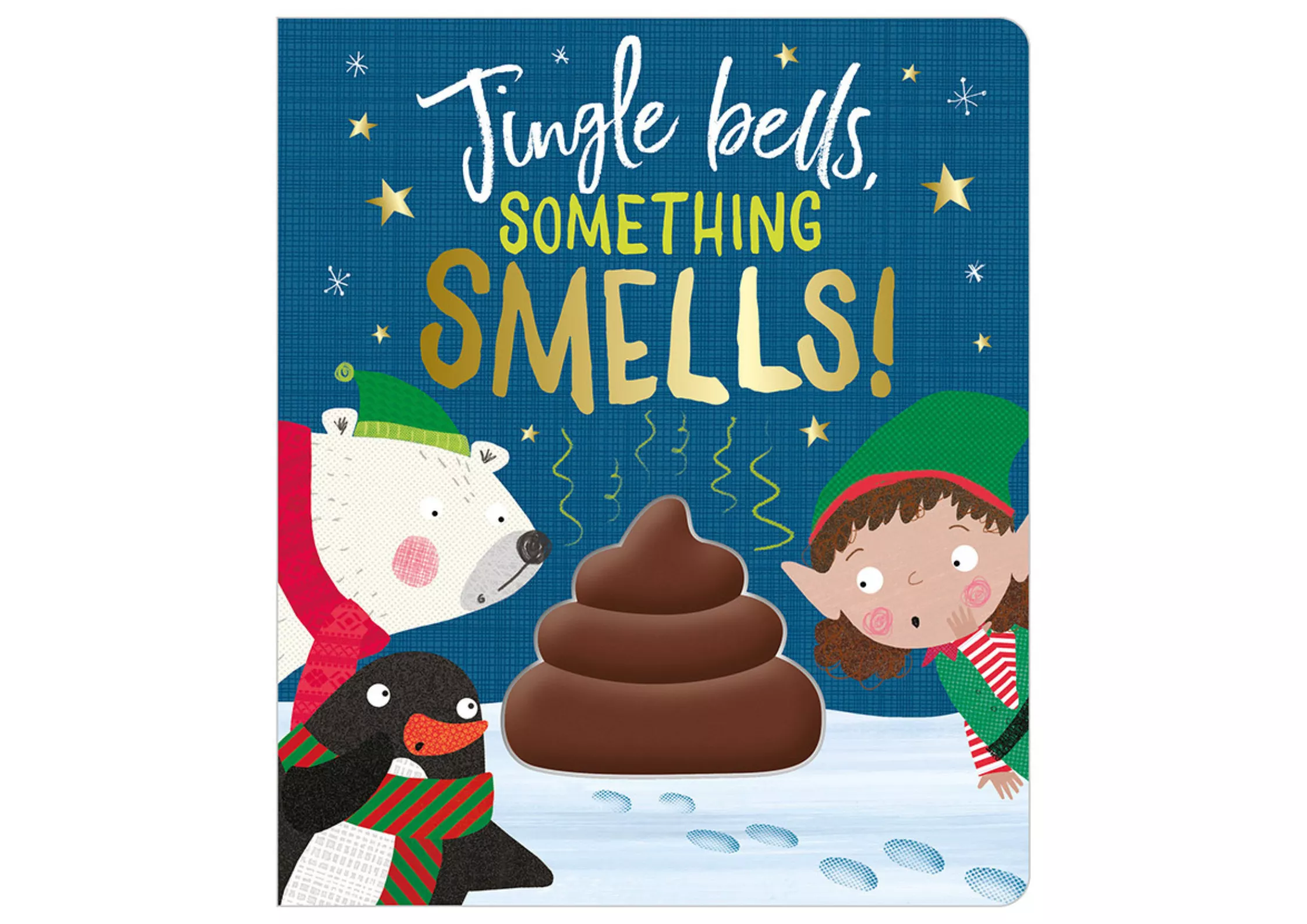 <Make Believe Ideas> Jingle Bells, Something Smells! 矽膠觸摸書 有聲書 附音檔QR code