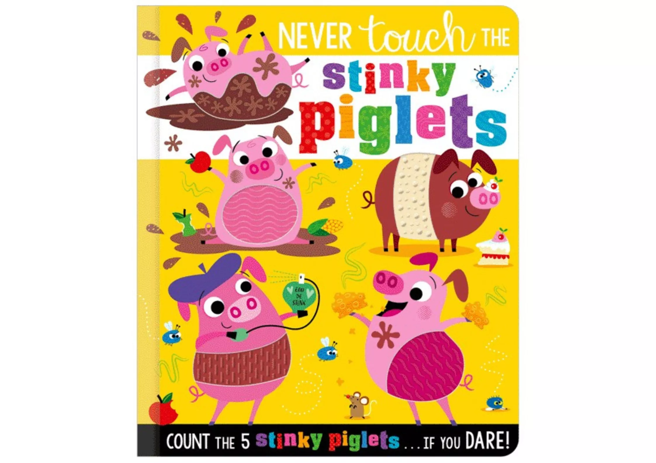 <Make Believe Ideas> Never Touch the Stinky Piglets 矽膠觸摸書 有聲書 附音檔QR code