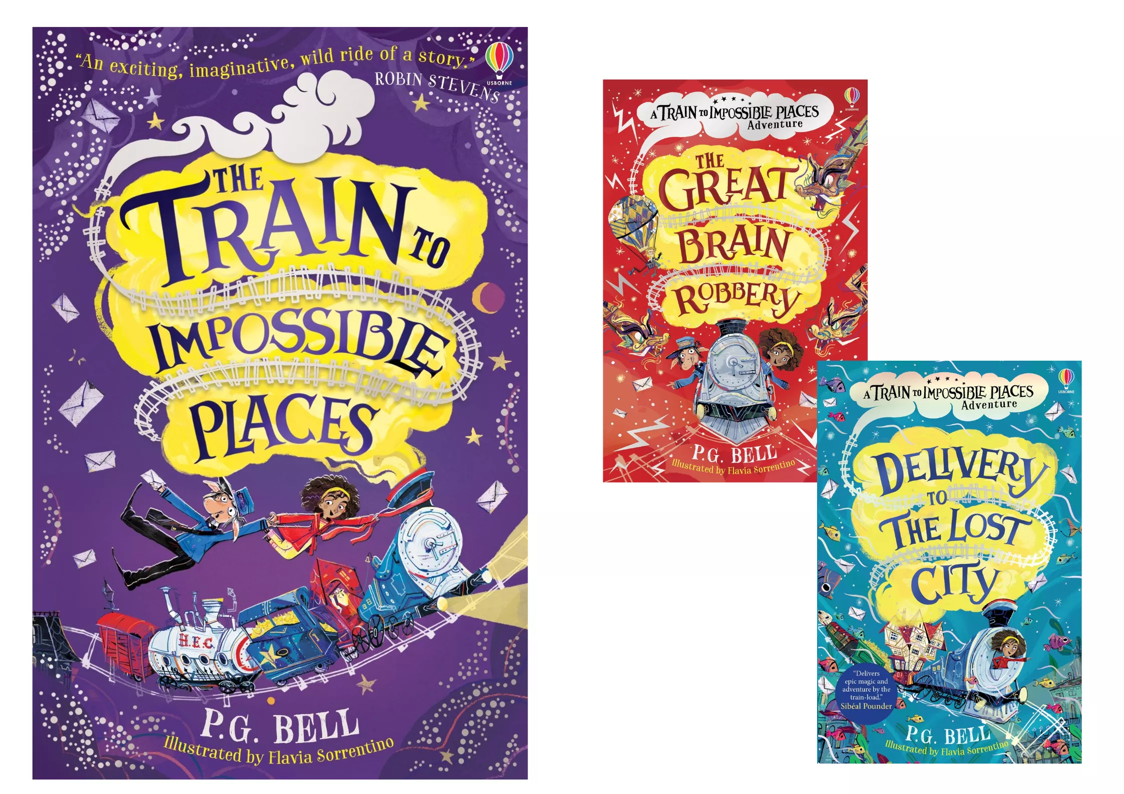 <Usborne> The Train to Impossible Places系列 兒童英文小說