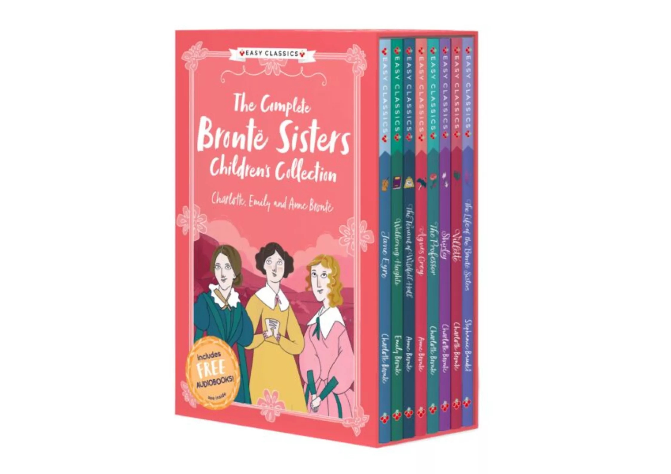 <Sweet Cherry> The Complete Bronte Sisters Children’s Collection 勃朗特姊妹作品 兒童英文小說套書 有聲書 附QR code