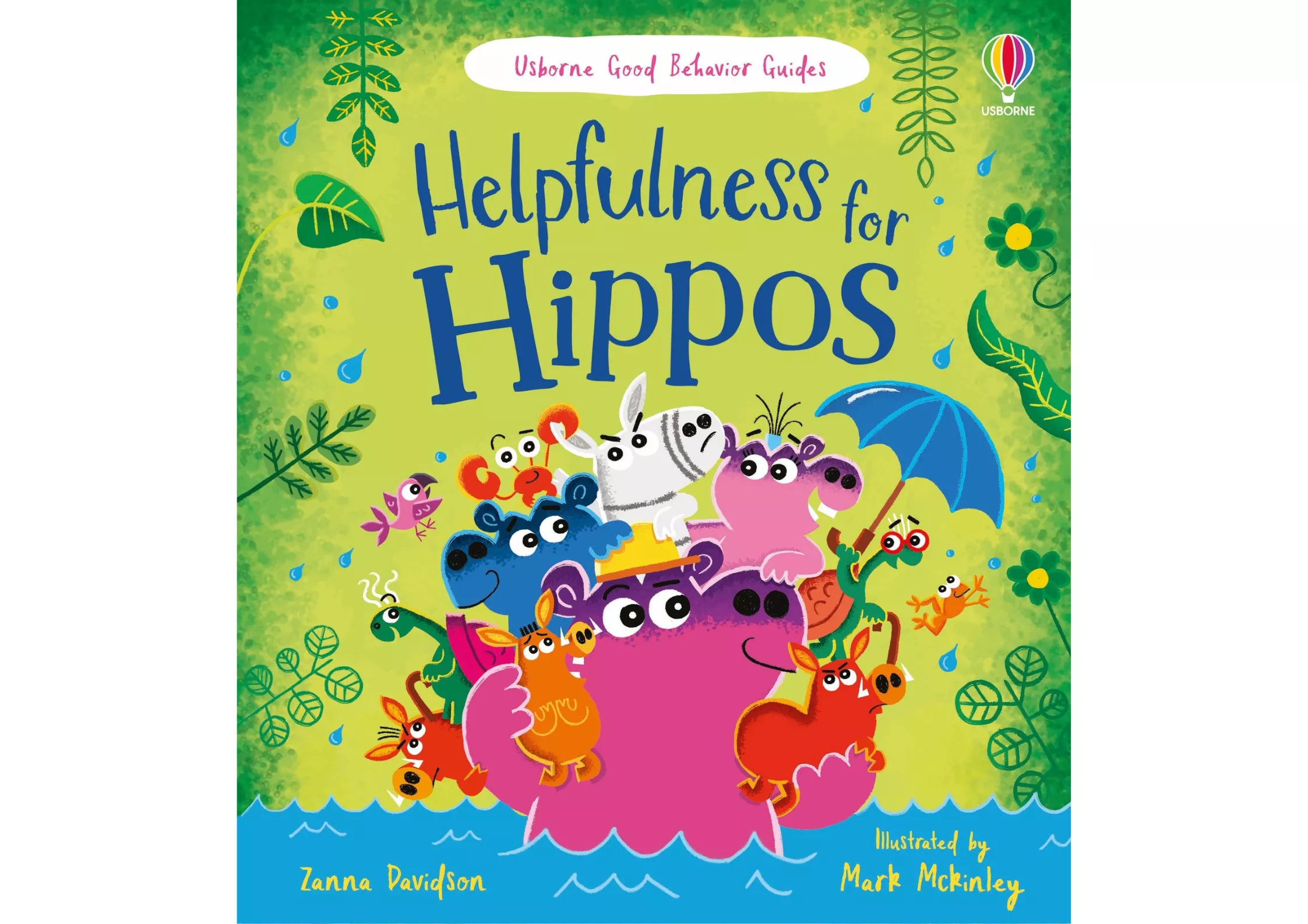 <Usborne> Good Behaviour Guides系列 - Helpfulness for Hippos 精裝書 有聲書 附QR code