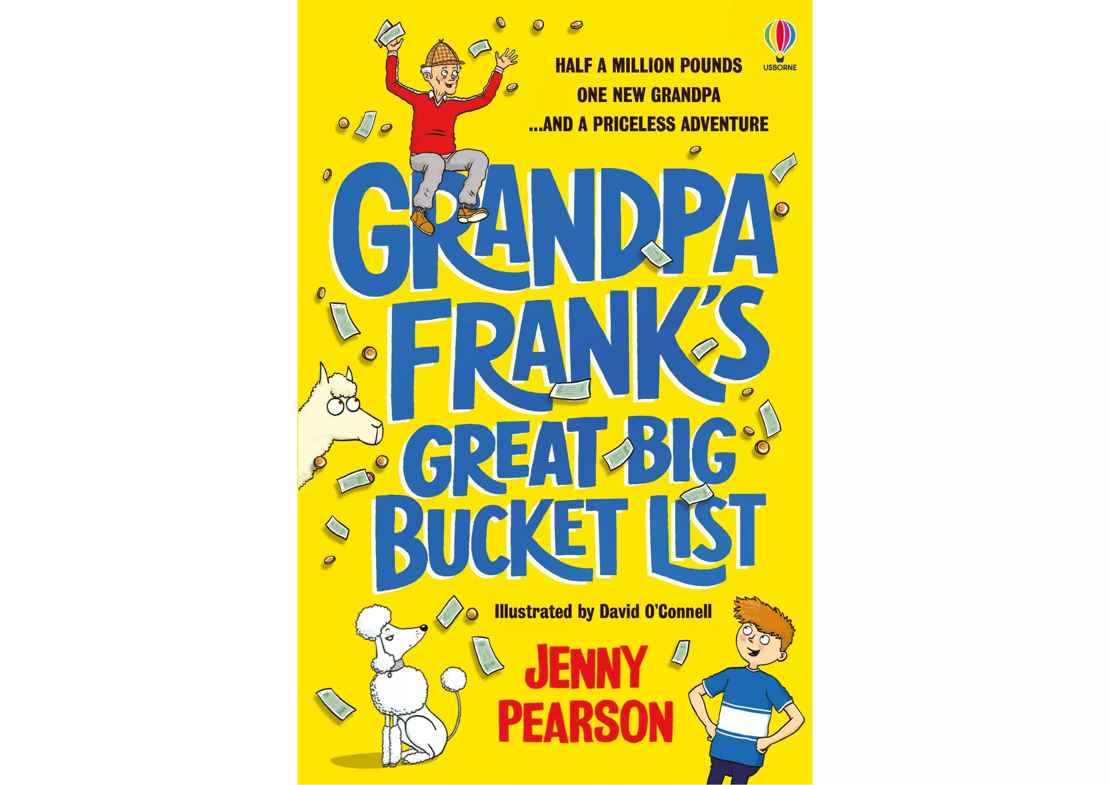 <Usborne> Grandpa Frank's Great Big Bucket List 兒童英文小說 暢銷作家Jenny Pearson作品