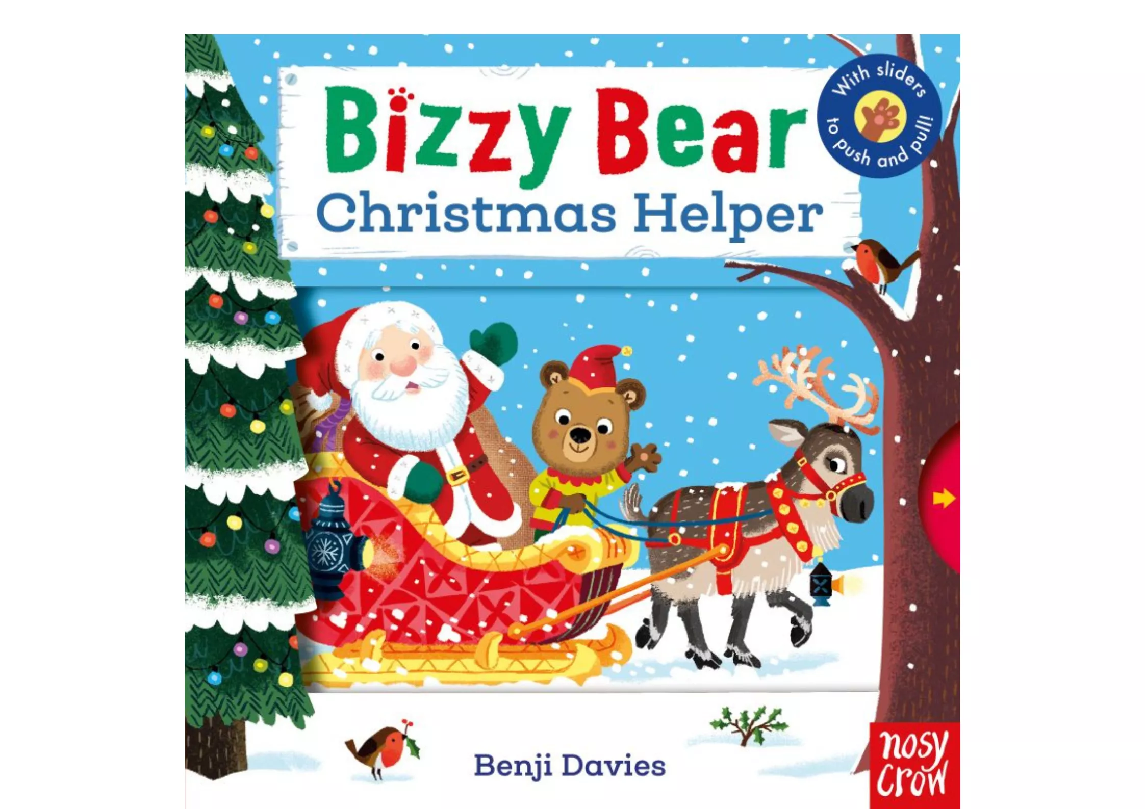 <Nosy Crow> Bizzy Bear: Christmas Helper 機關書 有聲書 附QR code
