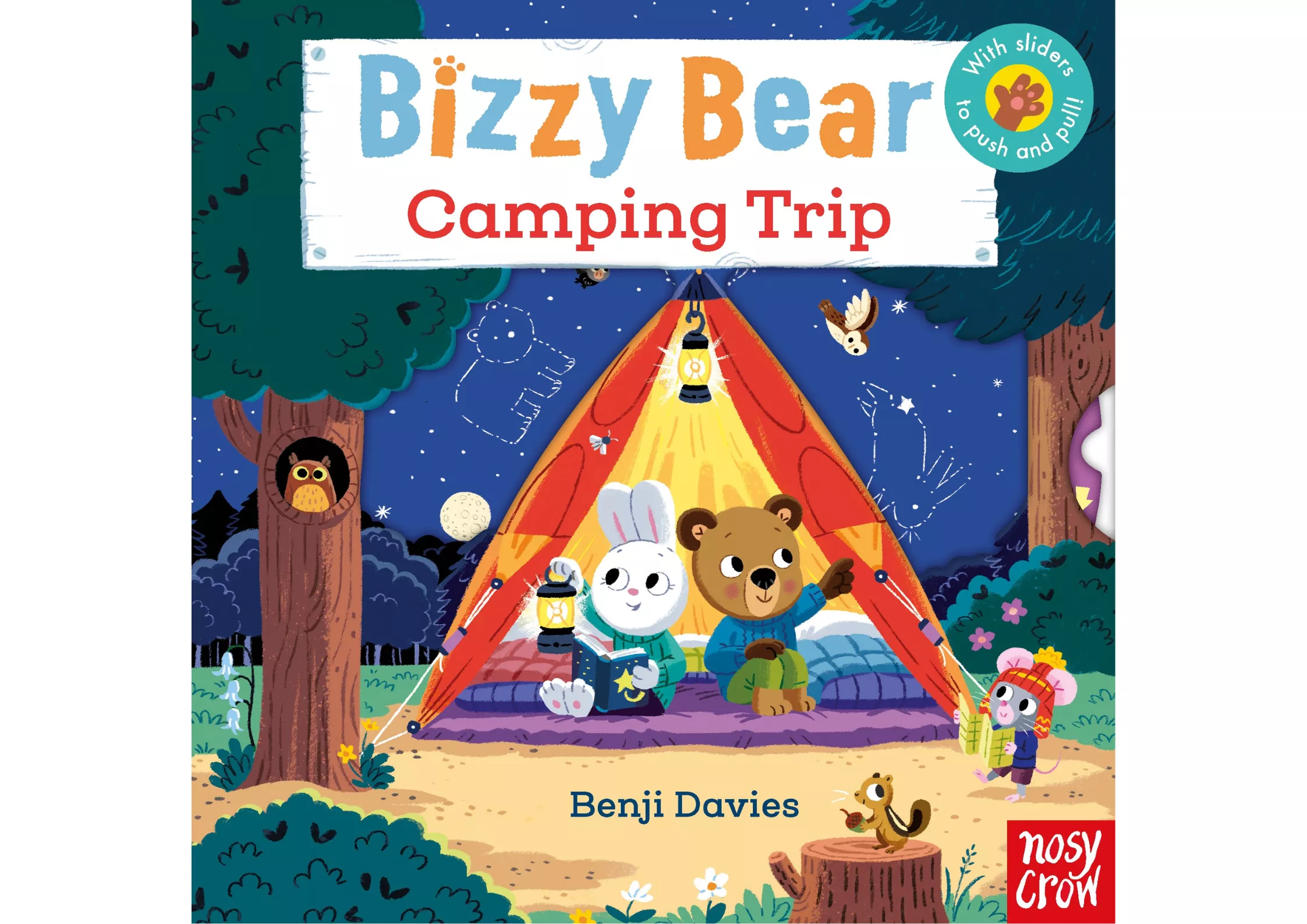 <Nosy Crow> Bizzy Bear: Camping Trip 機關書 有聲書 附QR code
