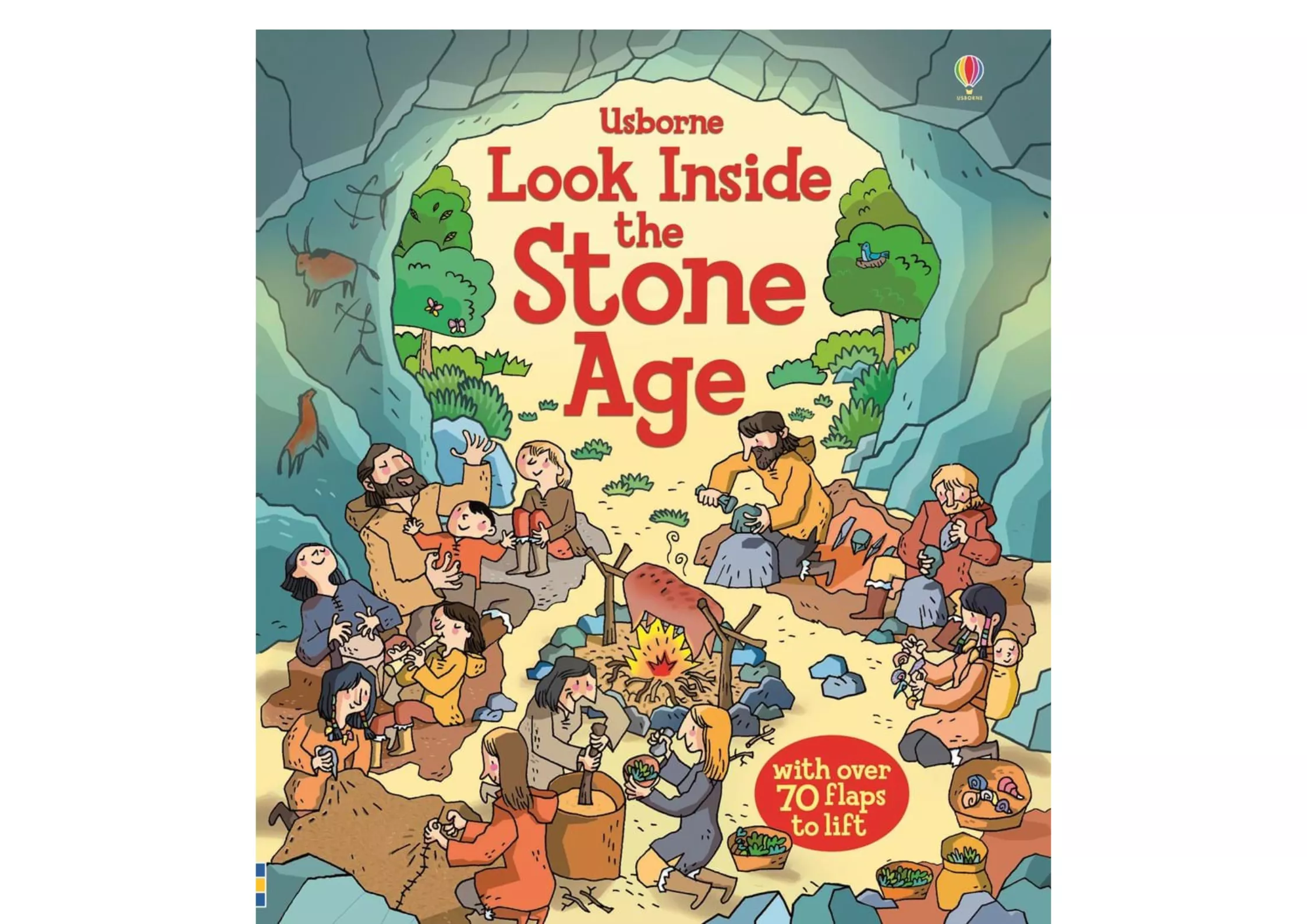 <Usborne> Look Inside the Stone Age 翻翻書
