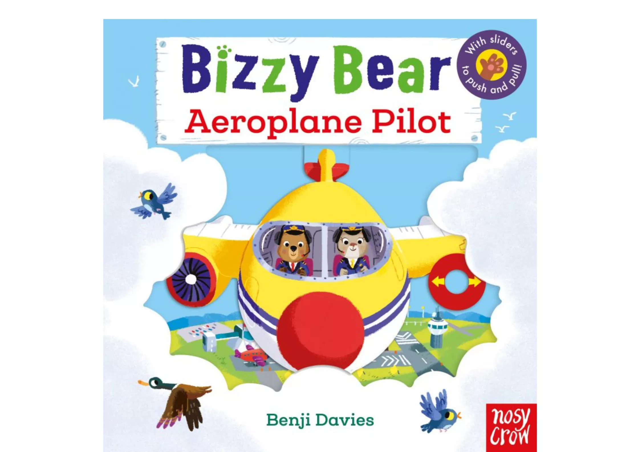 <Nosy Crow> Bizzy Bear: Aeroplane Pilot 機關書 有聲書 附QR code