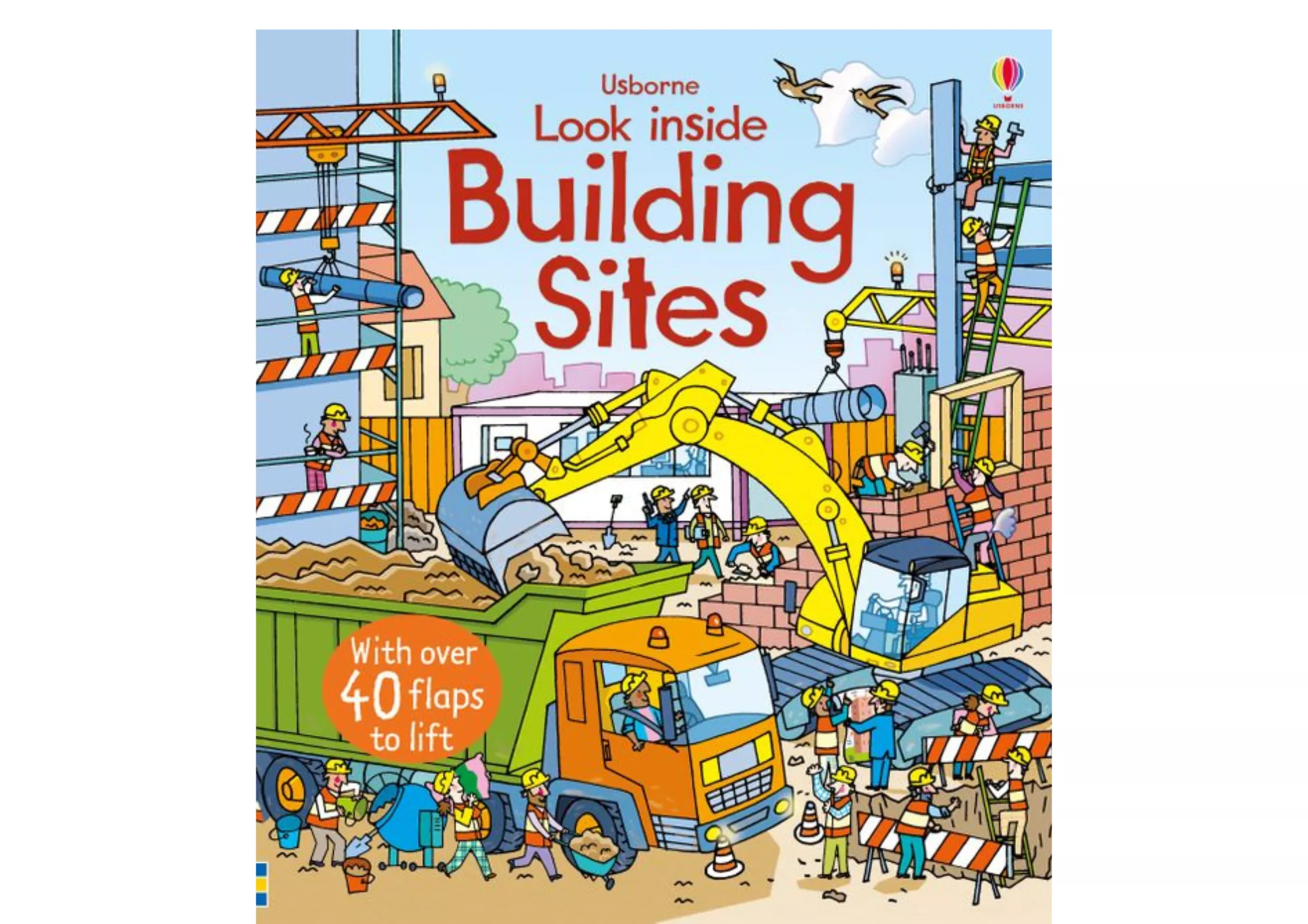 <Usborne> Look Inside Building Sites 翻翻書