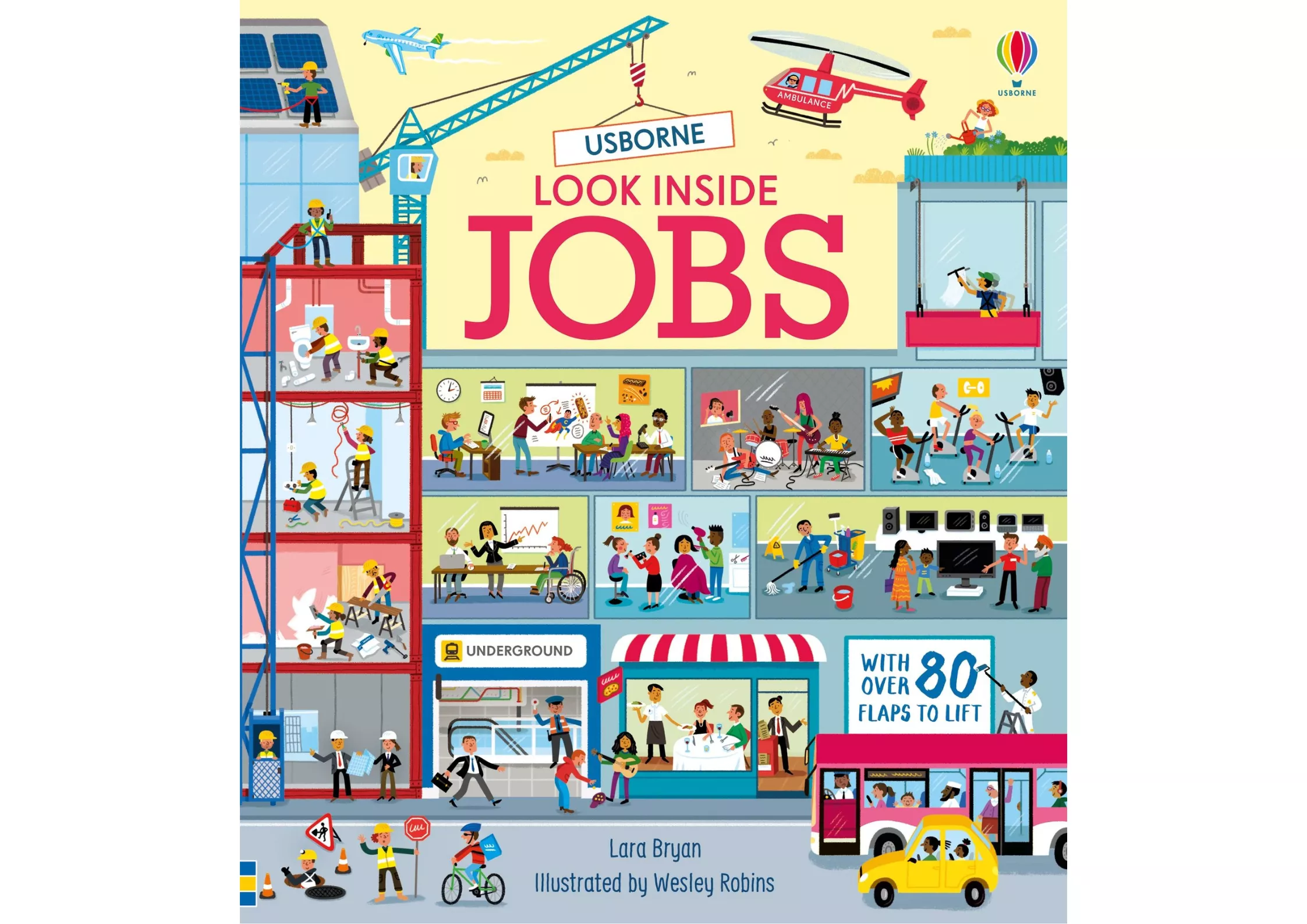<Usborne> Look Inside Jobs 翻翻書