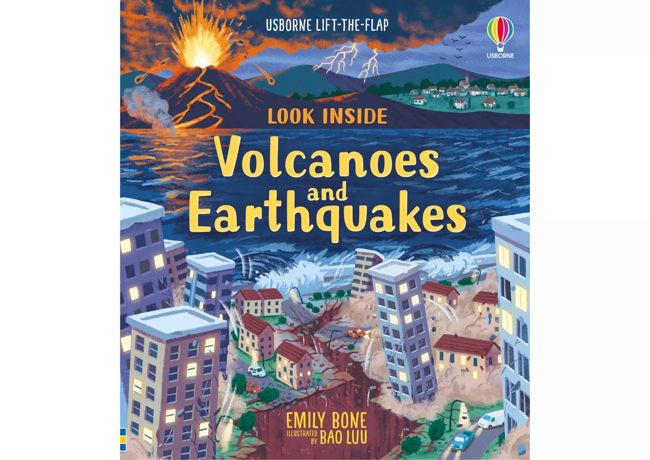 <Usborne> Look Inside Volcanoes and Earthquakes 翻翻書