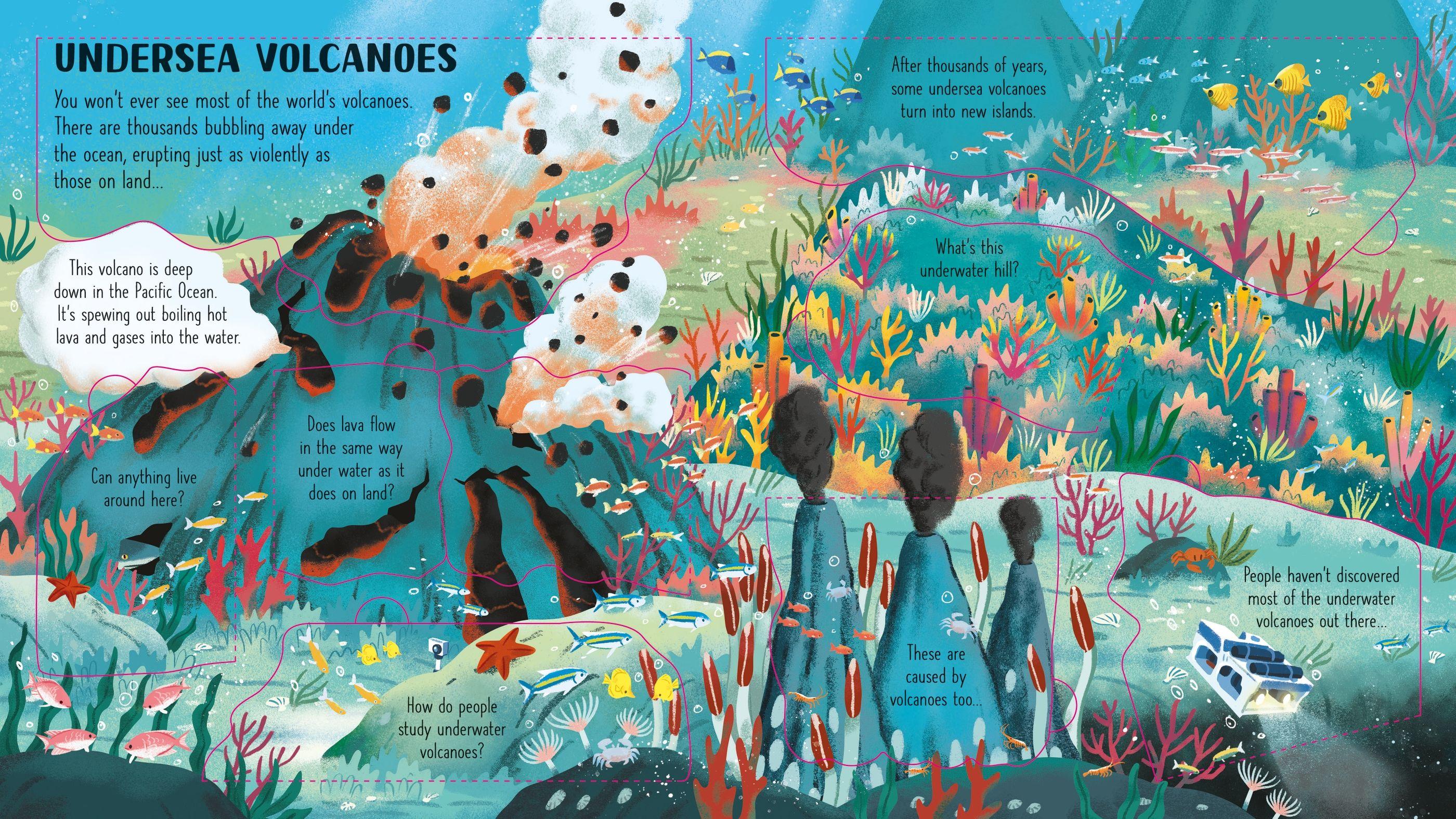 <Usborne> Look Inside Volcanoes and Earthquakes 翻翻書