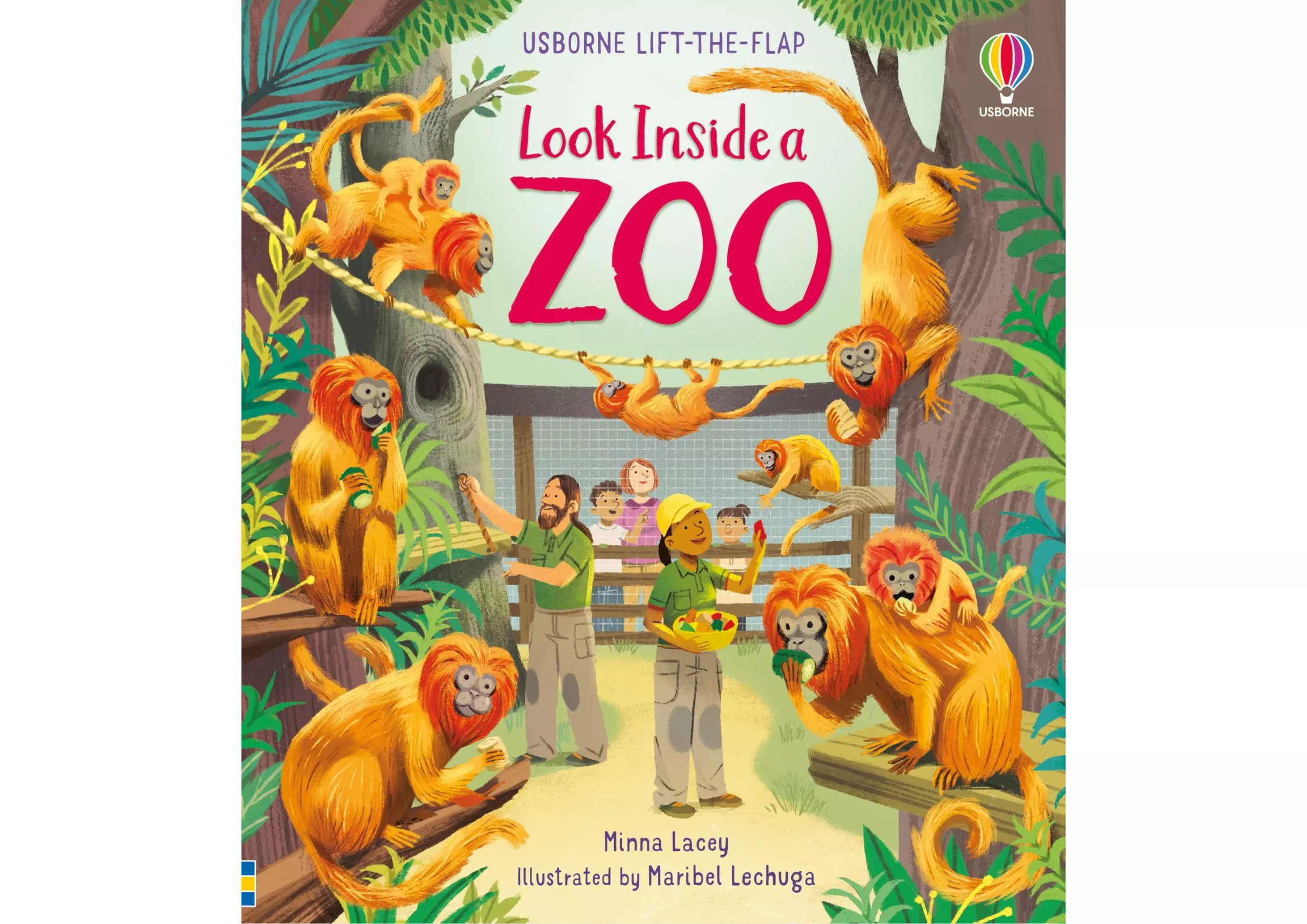 <Usborne> Look Inside a Zoo 翻翻書